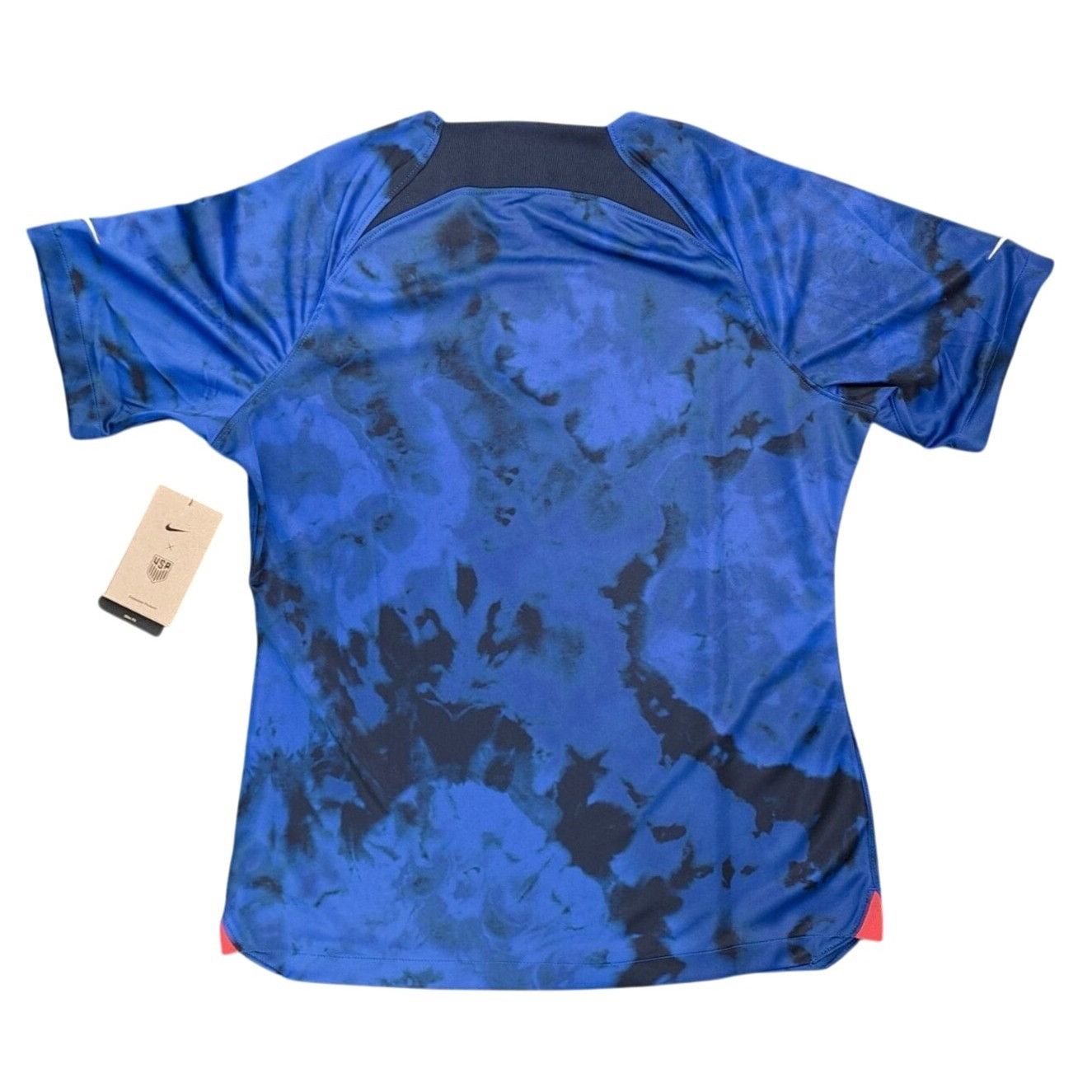 Nike Nike USA Soccer Jersey Blue Black Tie-Dye Slim Fit Dri-Fit Size L / US 10 / IT 46 - 2 Thumbnail