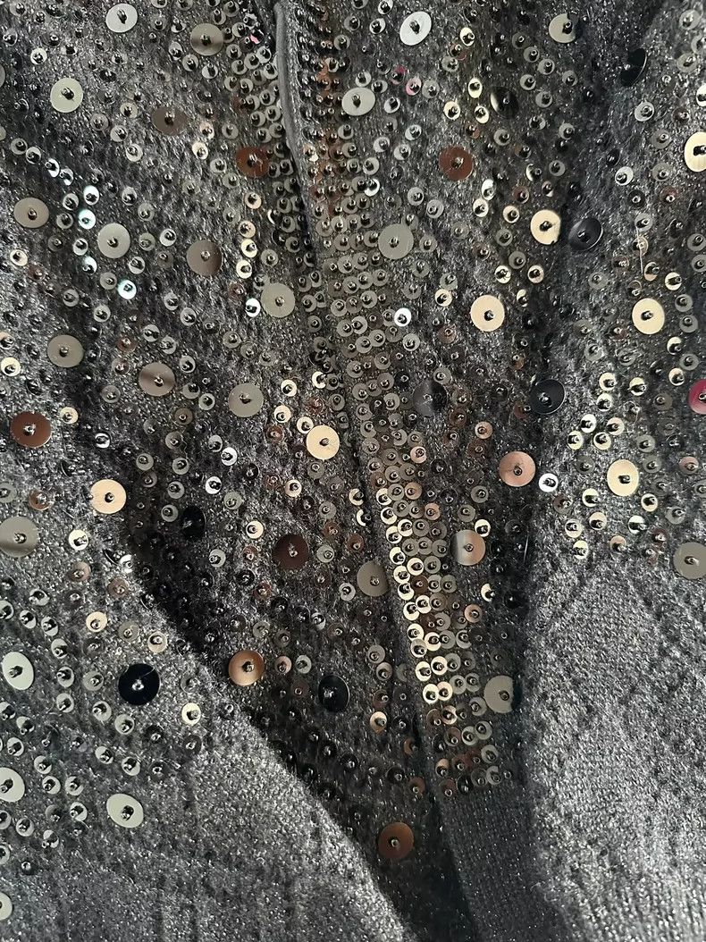 Dries Van Noten dries van noten Heavy stitching bead cardigan 2504-Nextarro Size US M / EU 48-50 / 2 - 3 Thumbnail
