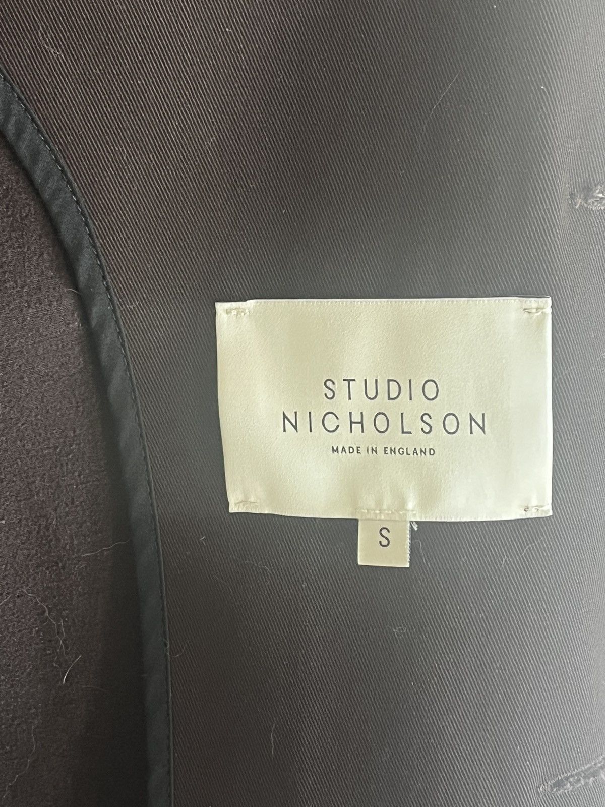 Studio Nicholson Conde jacket - peached cotton espresso Size US S / EU 44-46 / 1 - 4 Thumbnail