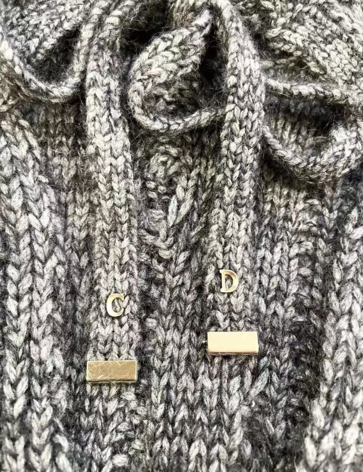 Dior Dior Classic Dark Heather Grey Cashmere Vest Tie waist J33 Size XS / US 0-2 / IT 36-38 - 3 Thumbnail