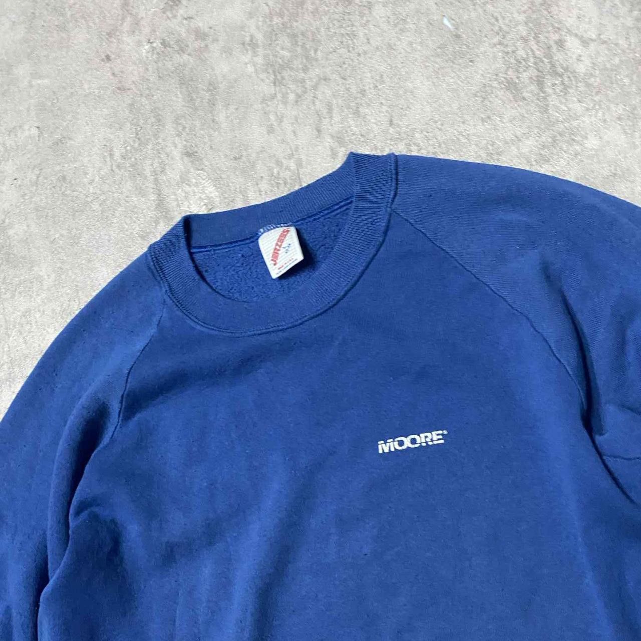 Other Blue vintage Moore crewneck sweatshirt Size US L / EU 52-54 / 3 - 2 Thumbnail