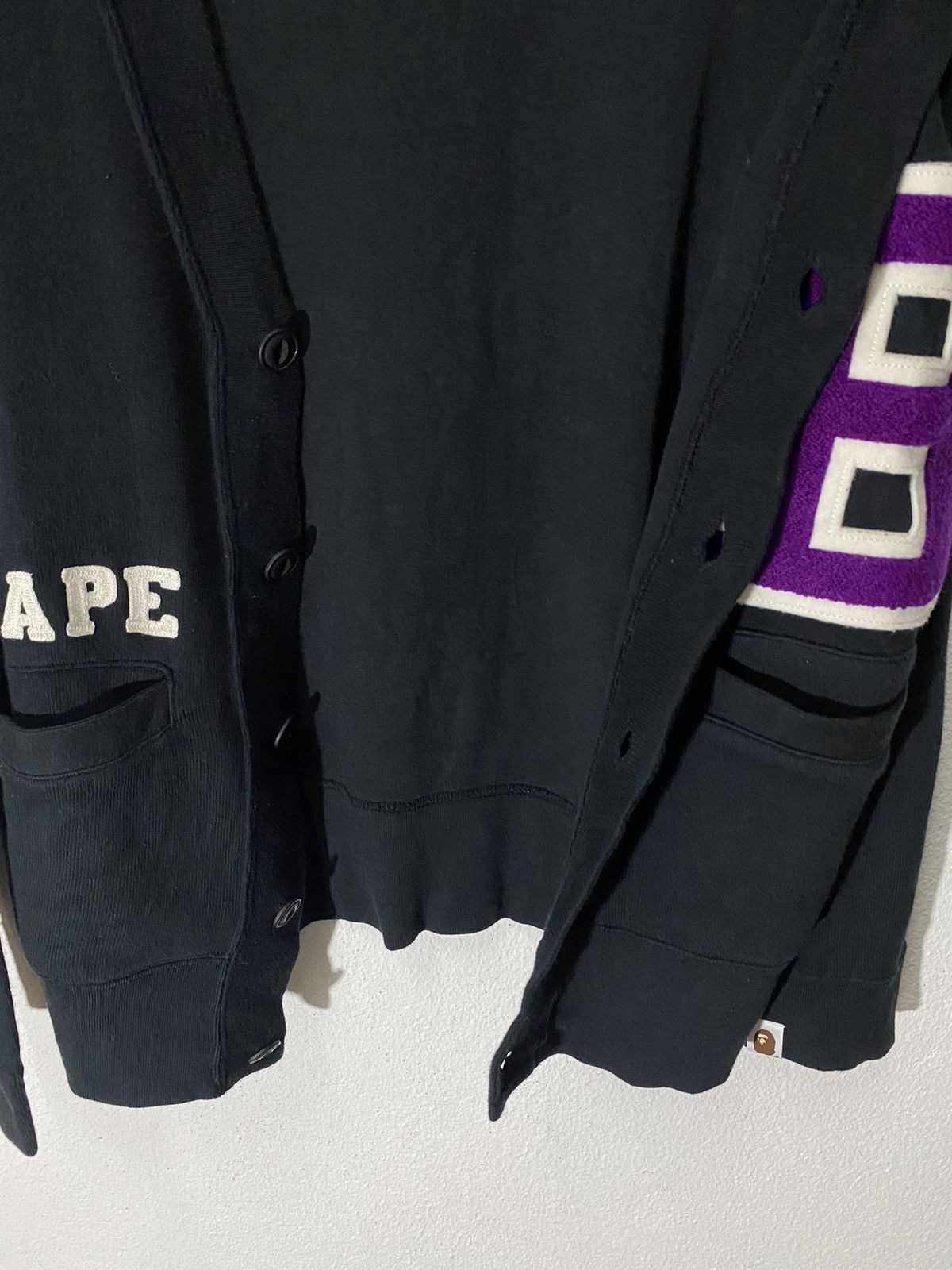 Bape × Nigo Bape Cardigan Spell Out Size US M / EU 48-50 / 2 - 5 Thumbnail