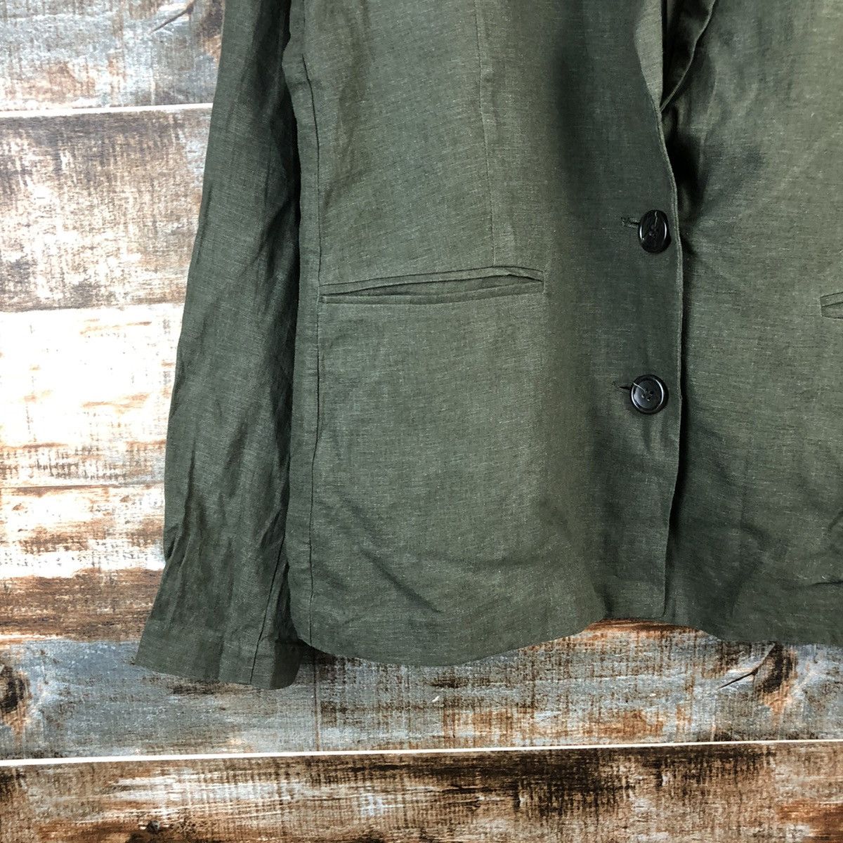 Japanese Brand Ikka Green vintage jacket #A2549 Size US M / EU 48-50 / 2 - 7 Thumbnail