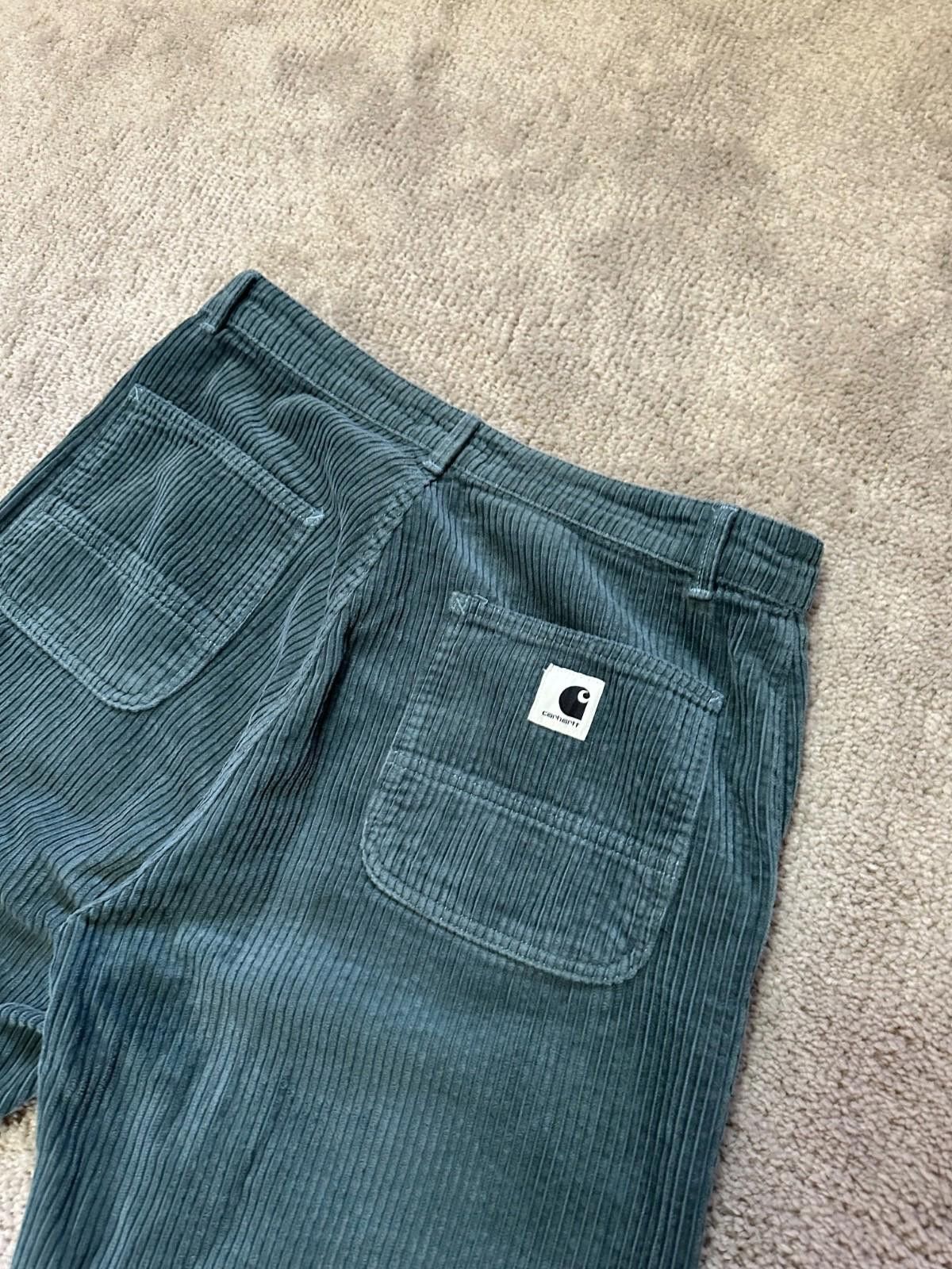 Carhartt Carhartt Wip Women Carhartt WIP Green Simple Pants Velvet Size 30" / US 8 / IT 44 - 4 Thumbnail