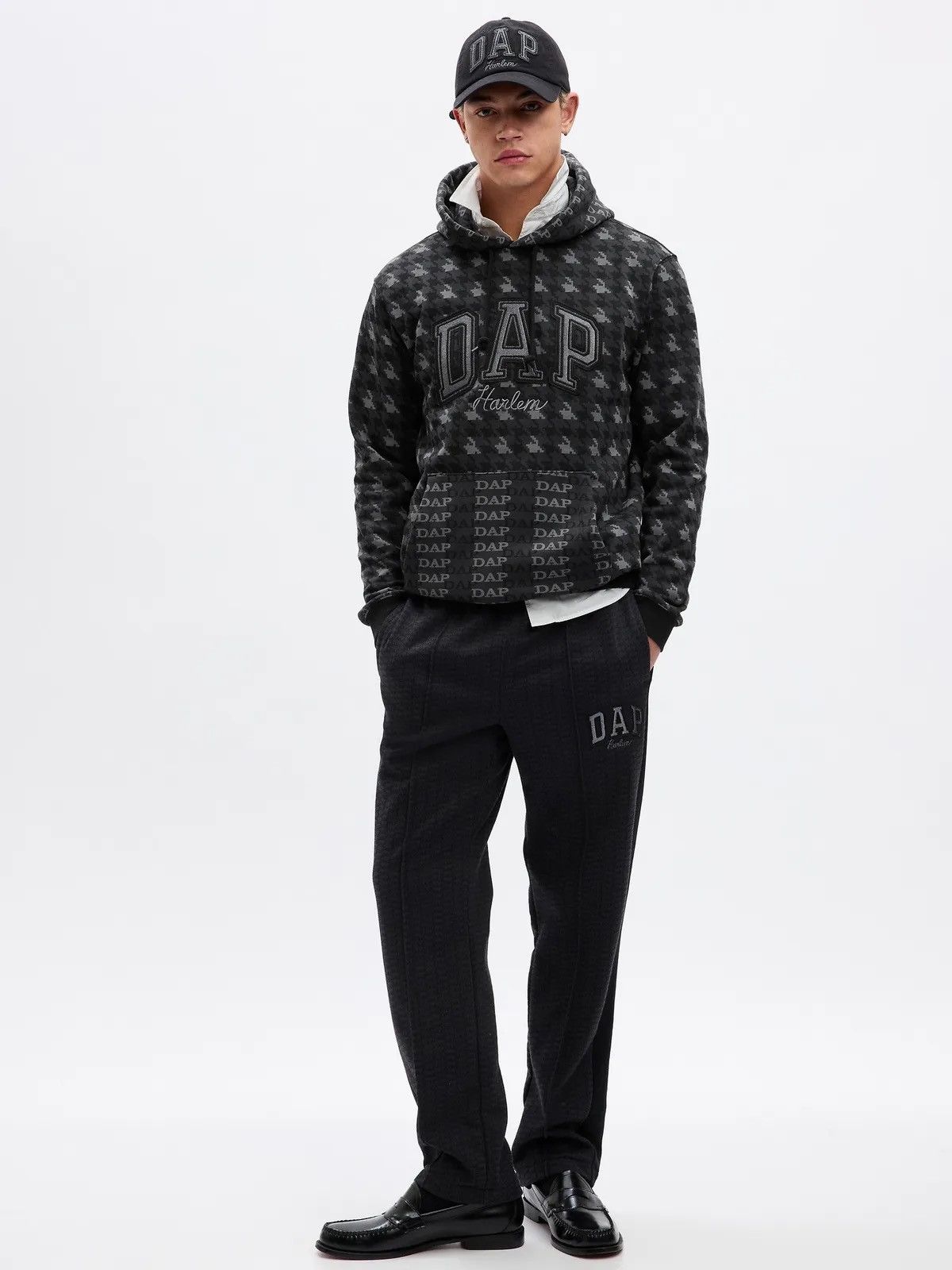 image of Dapper Dan Dap Hoodie in Black, Men's (Size Large)