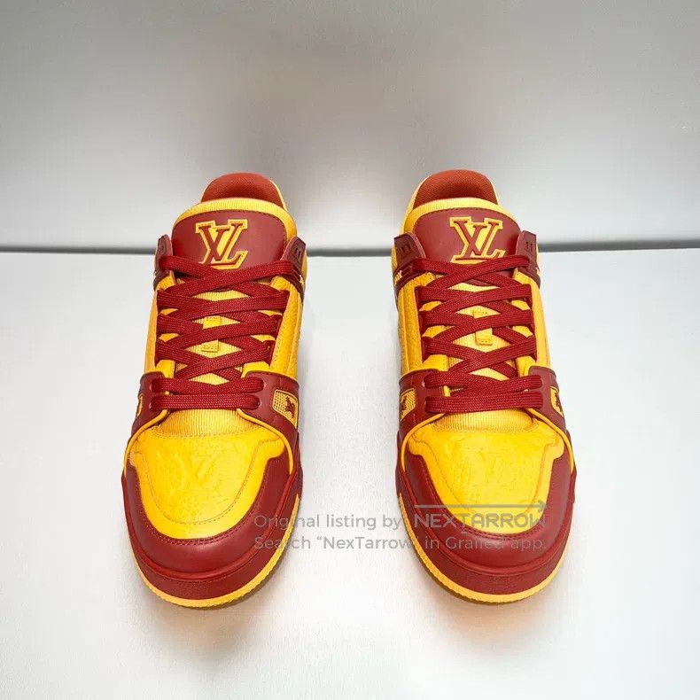 Louis Vuitton Louis Vuitton Trainer Tomato Scrambled Egg Color Matching Size US 8 / EU 41 - 2 Thumbnail