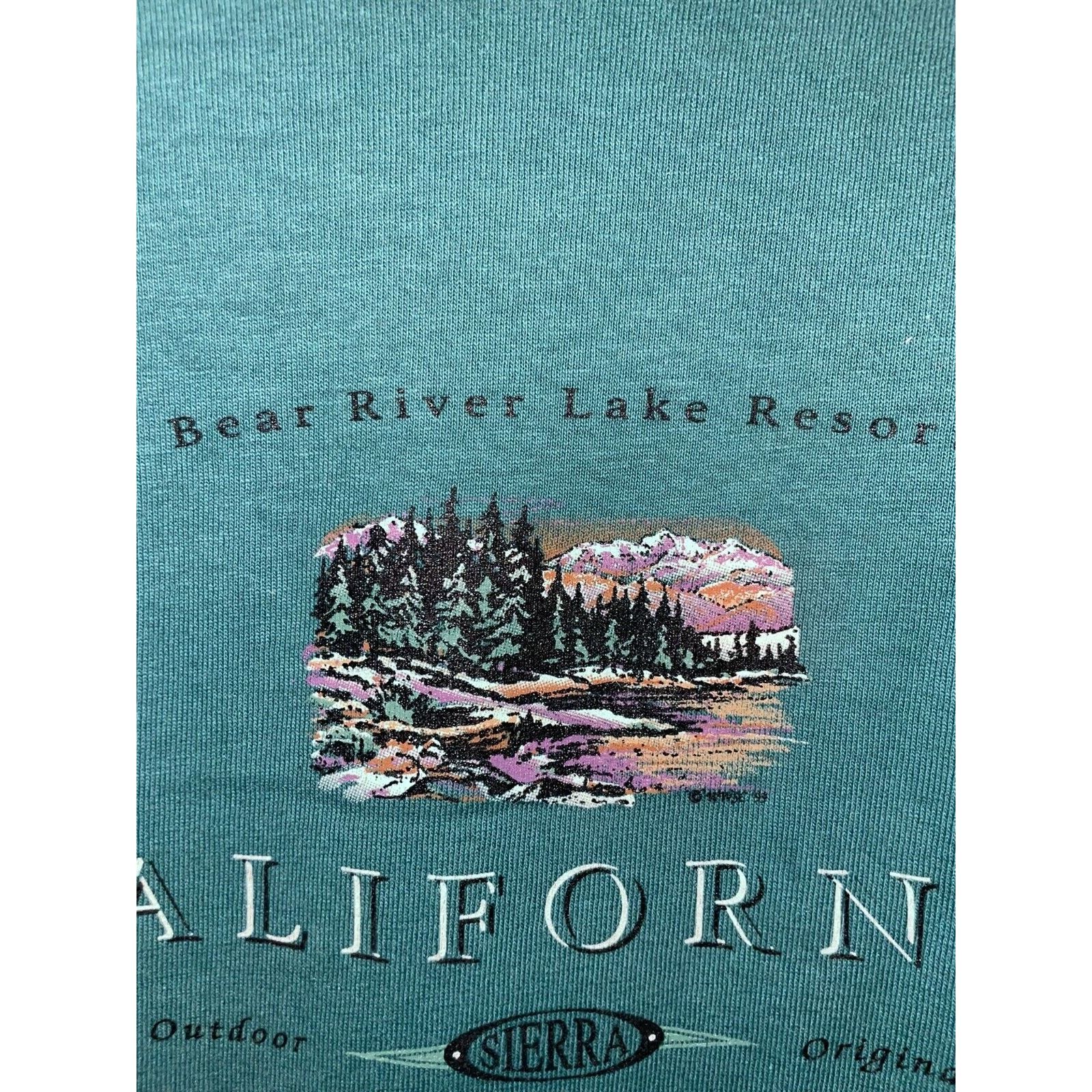 Anvil Vintage Bear River Lake Resort Shirt California Tee 90s XL Size US XL / EU 56 / 4 - 3 Thumbnail