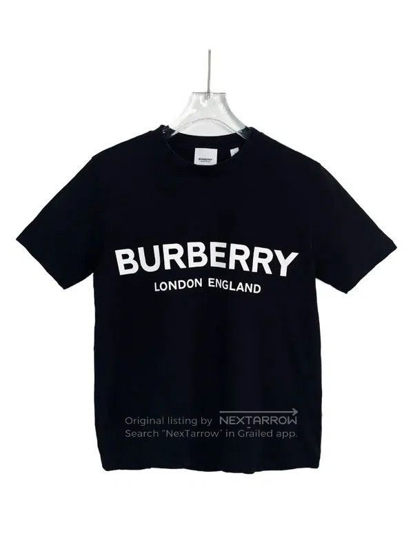 Burberry Burberry Black Cotton Women's T-Shirt. Size S / US 4 / IT 40 - 1 Thumbnail