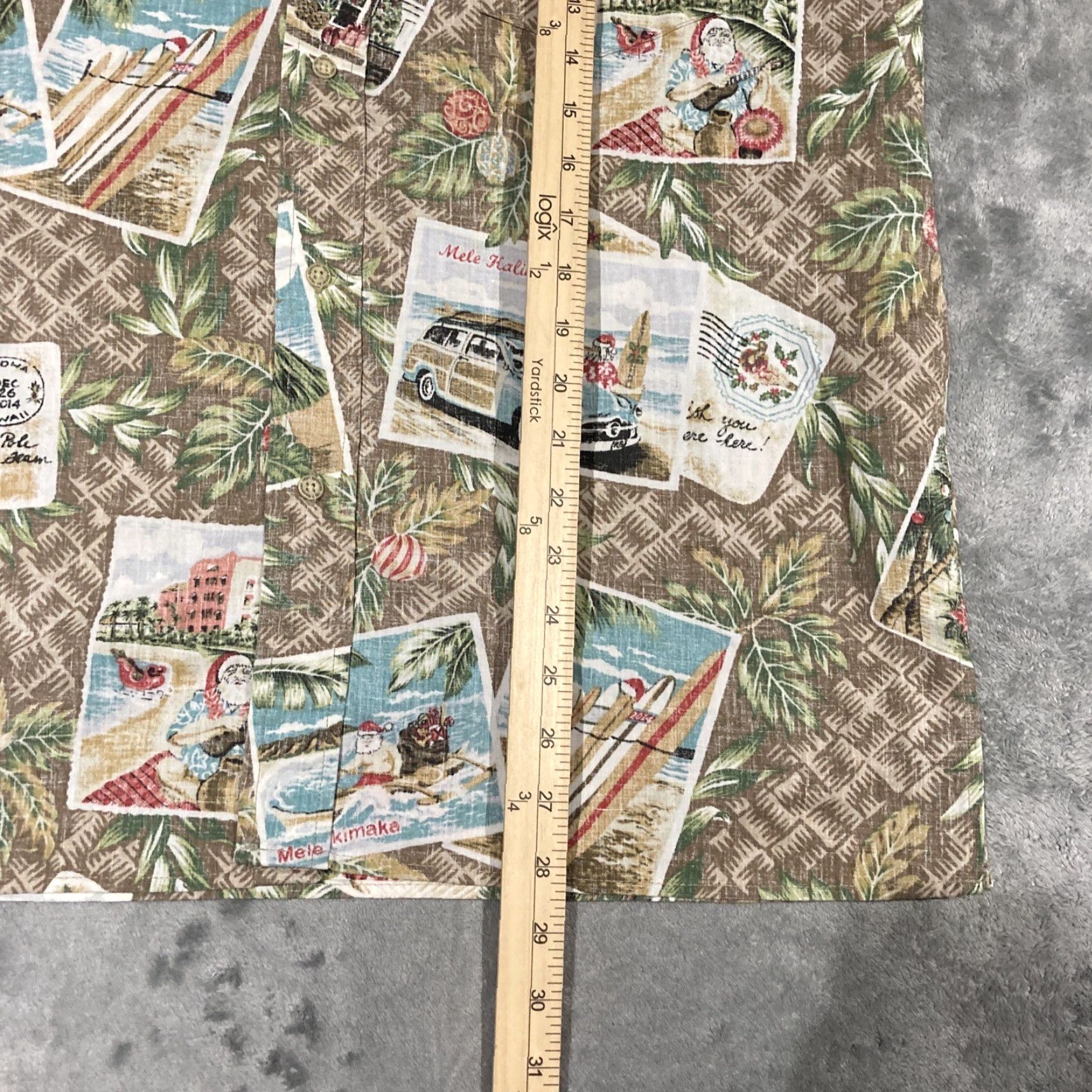 Reyn Spooner Reyn Spooner Mele Kalikimaka Limited Issue Christmas Button-Up Shirt Mens Med Multicolor Short Sleeve Shirt Size US M / EU 48-50 / 2 - 4 Thumbnail