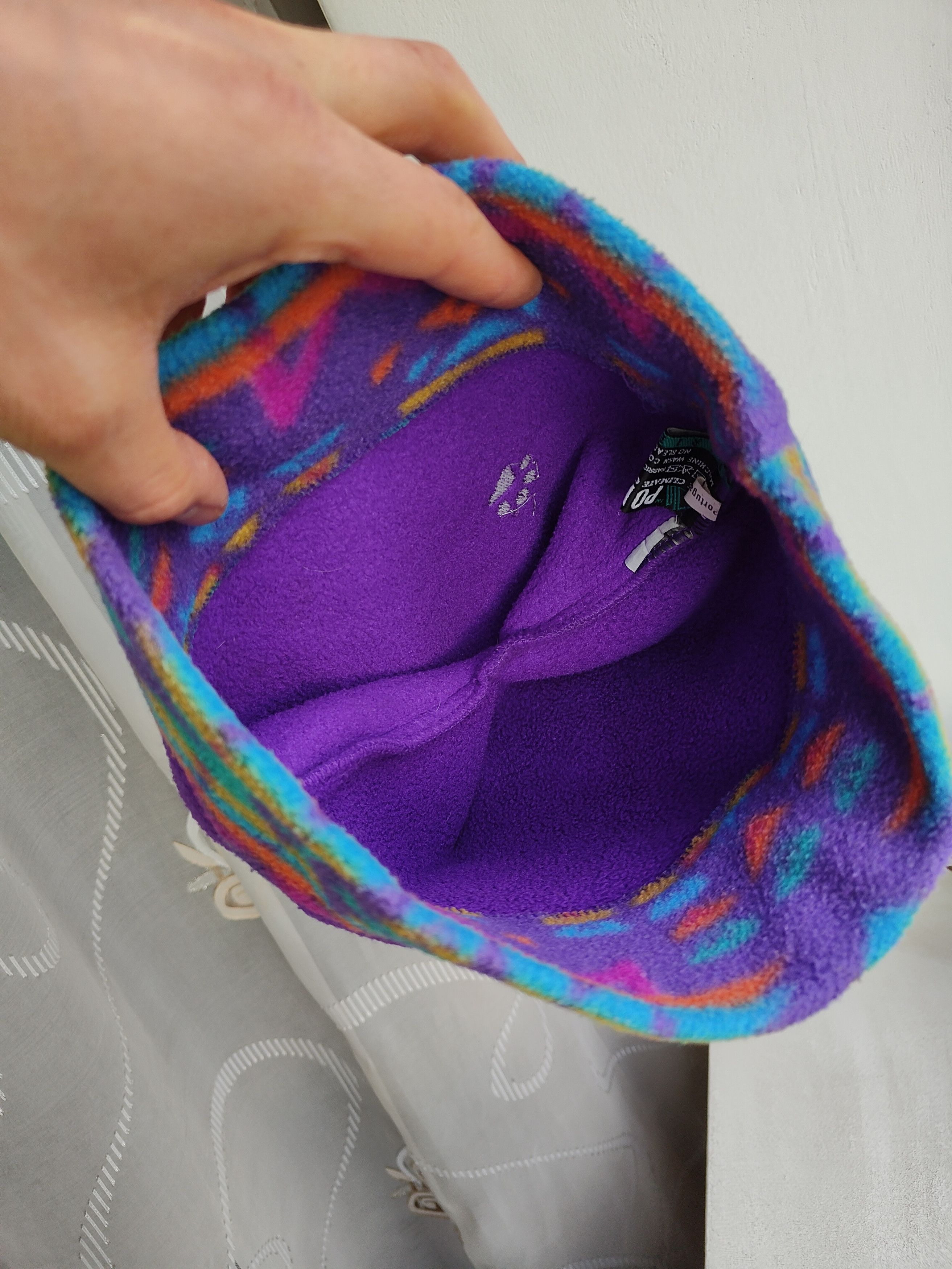 Polartec Vintage Polartec Series Zoo Ultra Rare 90s Fleece Hat Size ONE SIZE - 5 Thumbnail