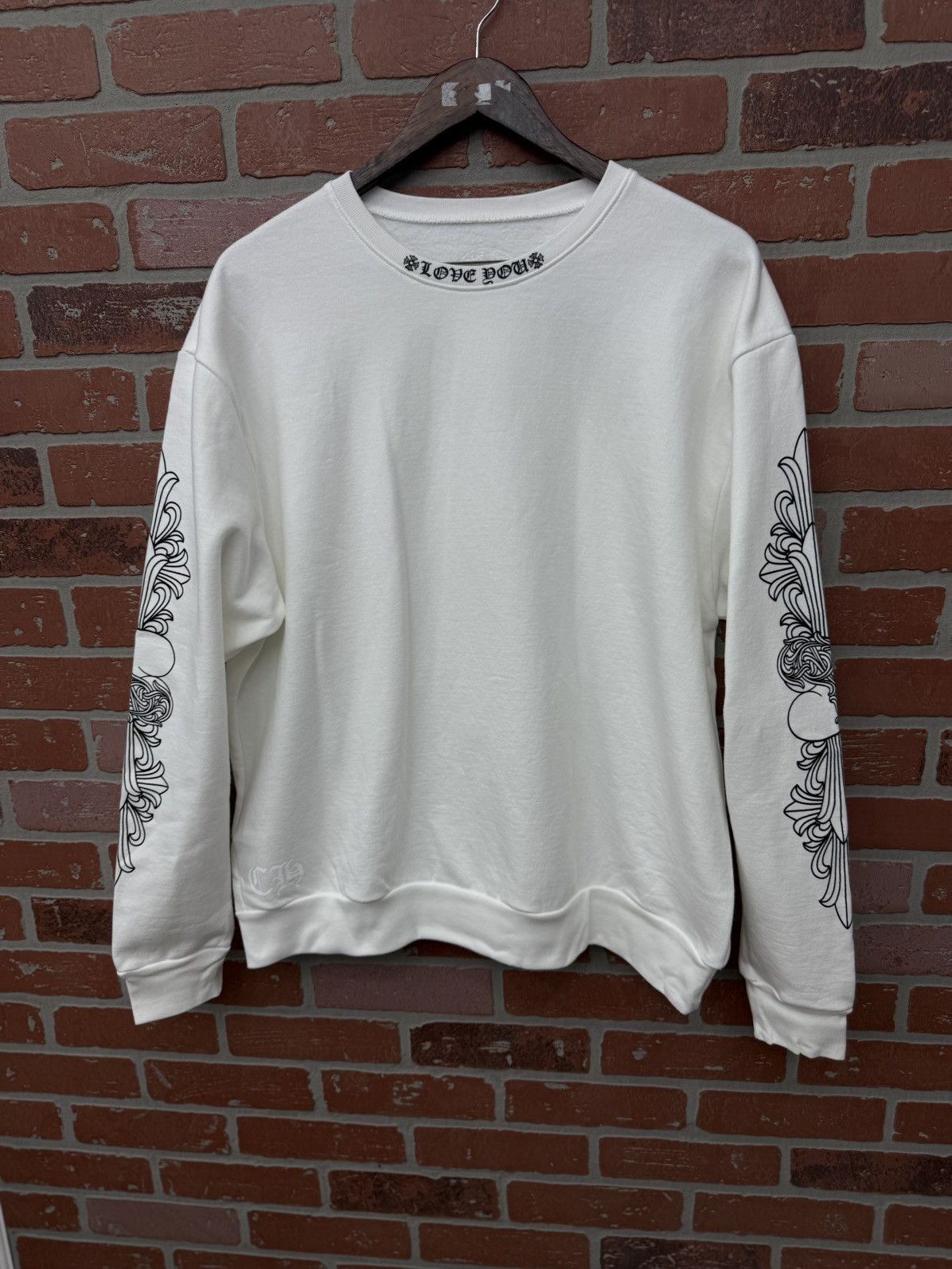 Chrome Hearts Chrome Hearts “Love You” Crewneck Size Small (NEW) Size US S / EU 44-46 / 1 - 2 Thumbnail