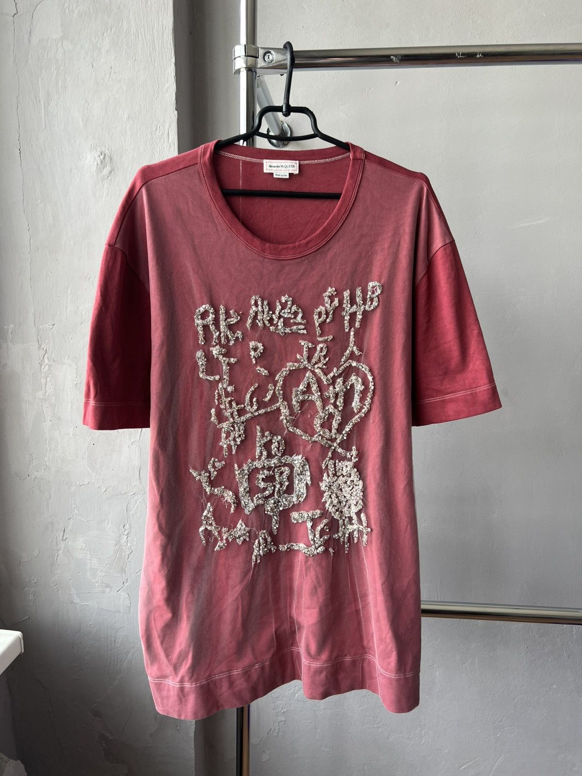 Alexander McQueen AW22 ALEXANDER MQUEEN DESIGNER MENS T SHIRT MADE IN ITALY Size US XL / EU 56 / 4 - 2 Thumbnail