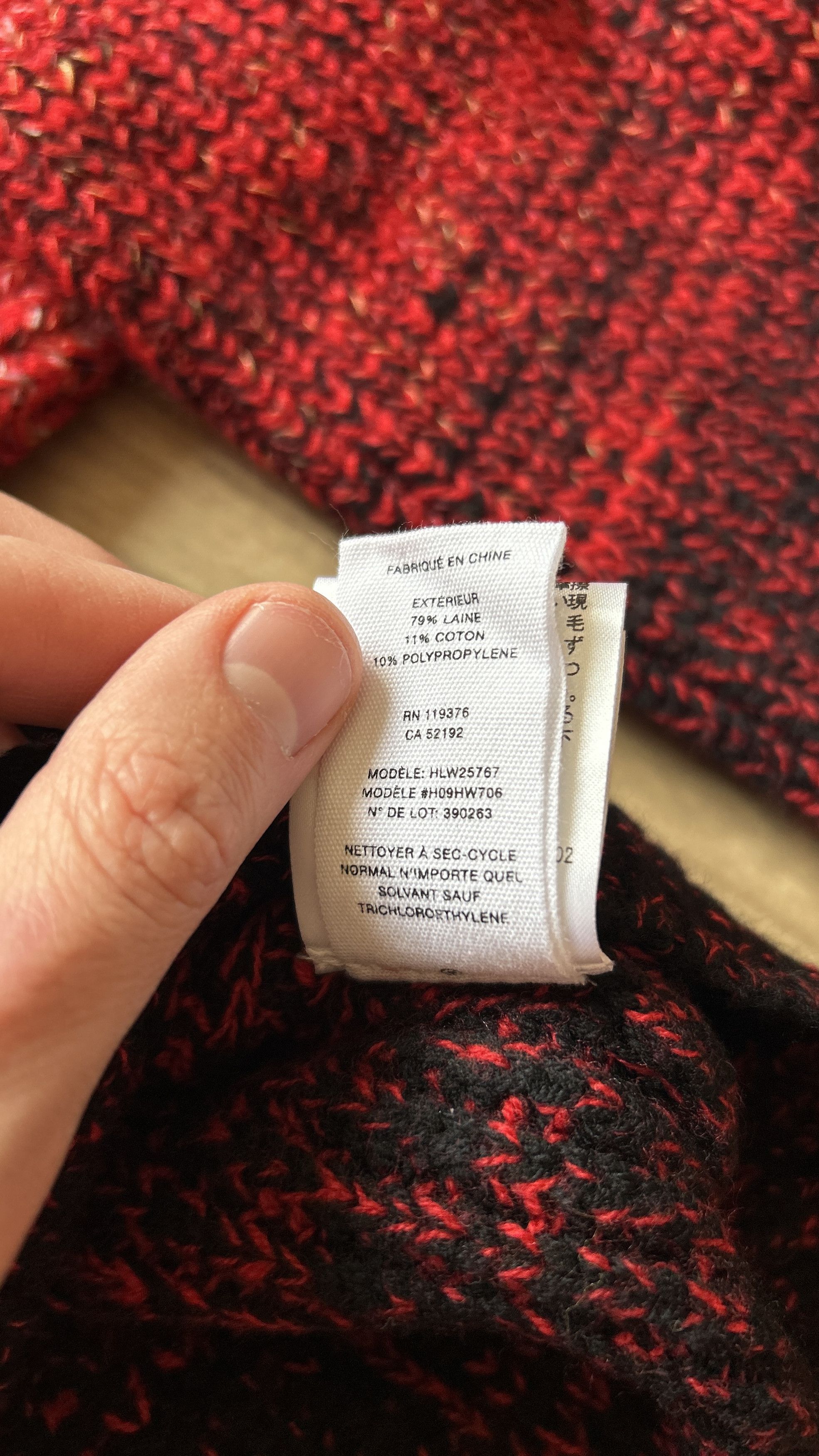 Helmut Lang Helmut Lang Red Gradient Knit Sweater Size S / US 4 / IT 40 - 6 Thumbnail