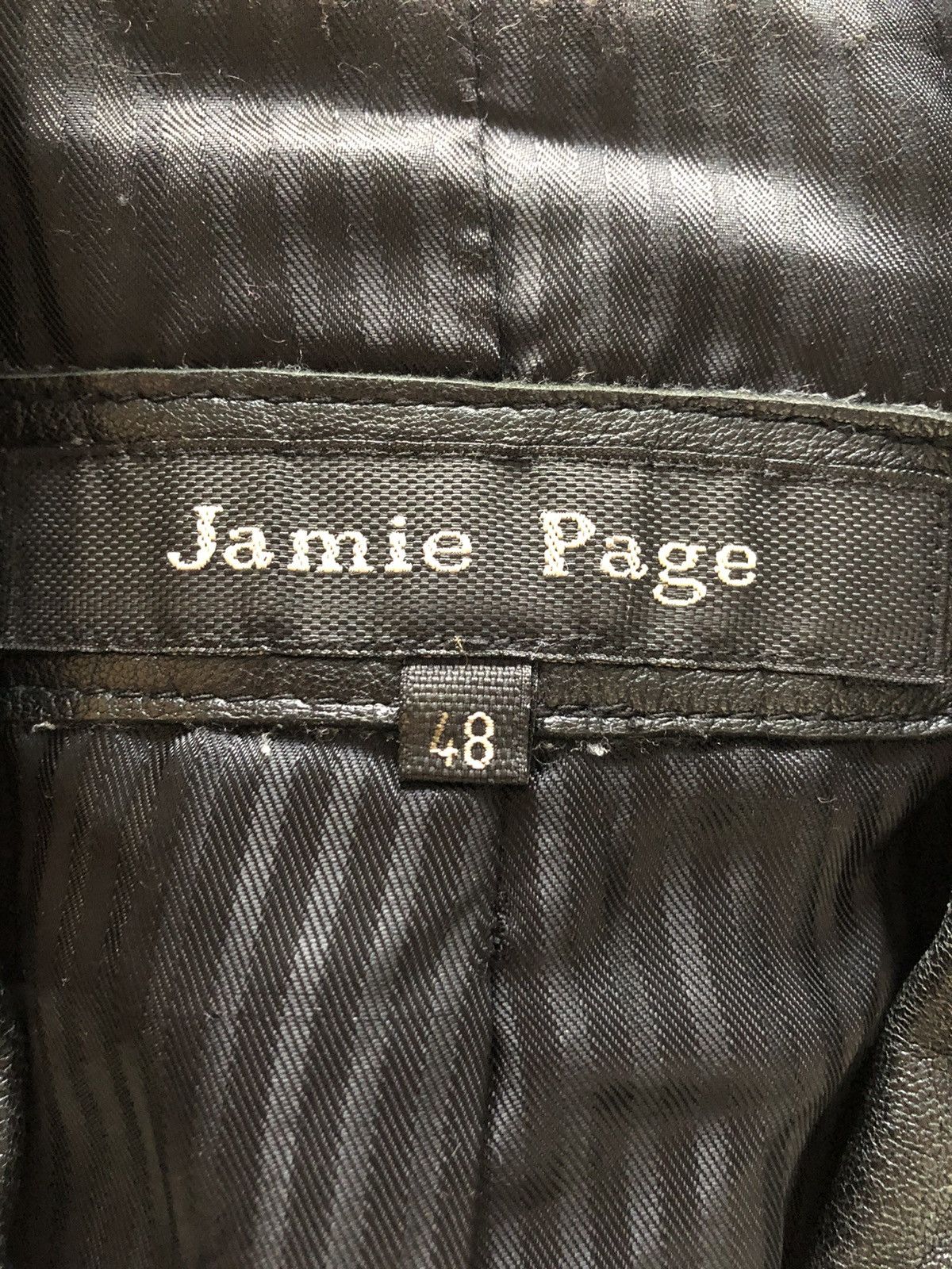 Vintage JAIME PAGE NEW TOMY VINTAGE LEATHER SUIT JACKET Size US M / EU 48-50 / 2 - 3 Thumbnail