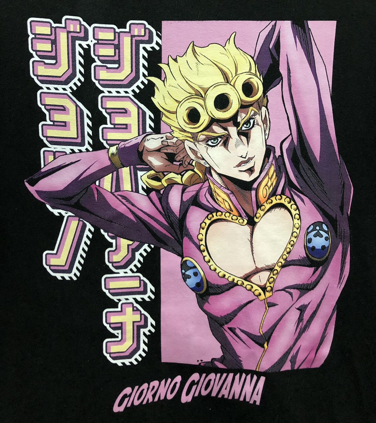 Anime Jojo's Bizarre Adventure Giorno Giovanna T-Shirt Size US M / EU 48-50 / 2 - 3 Thumbnail