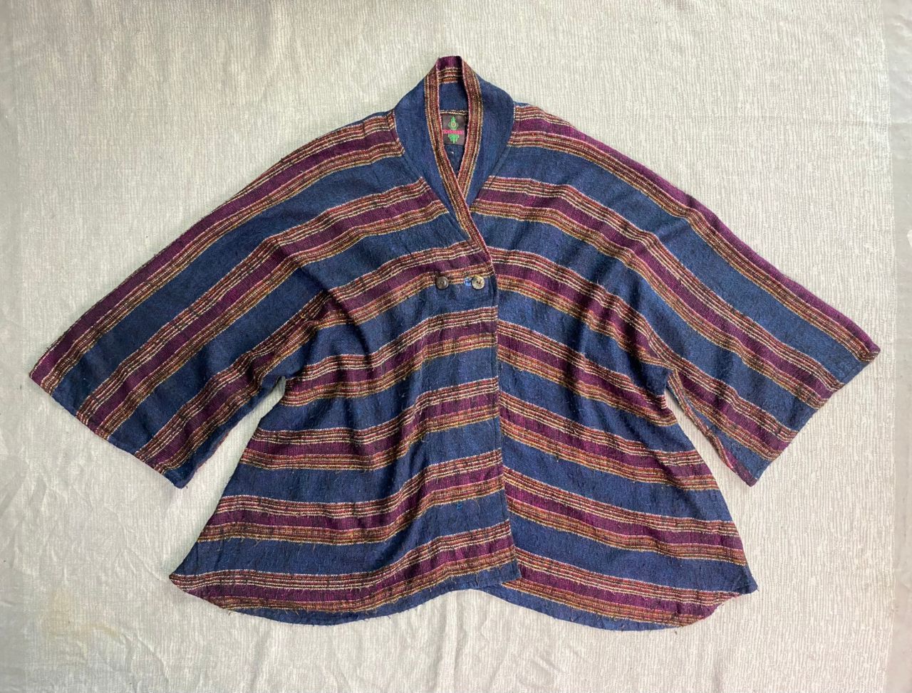 Japanese Brand Rukmani Loose Bohemian Style Cardigan Size L / US 10 / IT 46 - 2 Thumbnail