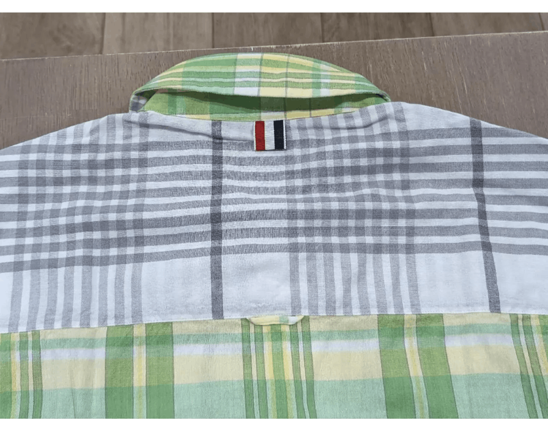 Thom Browne THOM BROWNE Contrast Stripe Sport Shirt Gray 2 - Medium Size US M / EU 48-50 / 2 - 7 Thumbnail