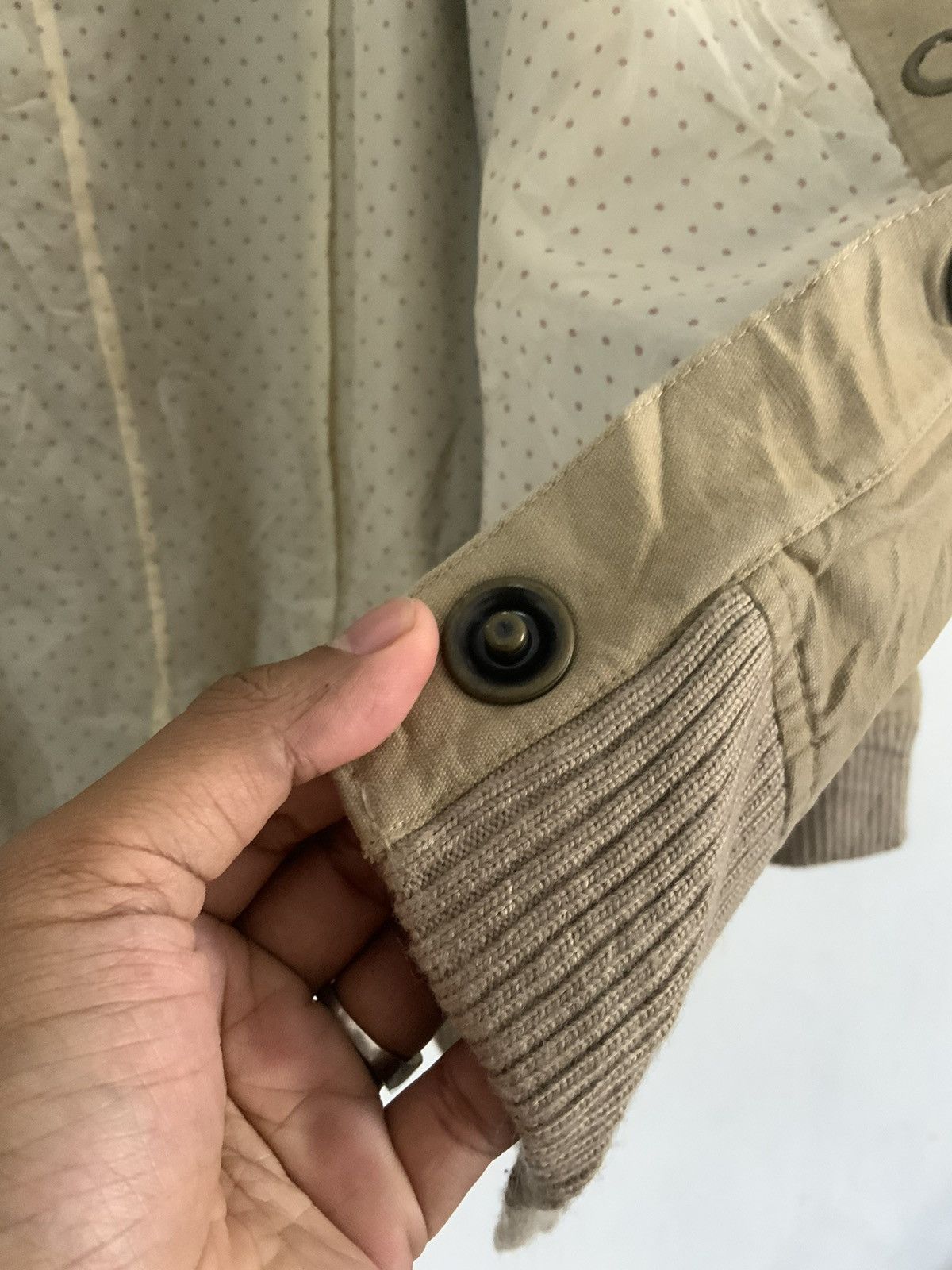 If Six Was Nine Cornflake Comfortable Bomber Jacket Size US L / EU 52-54 / 3 - 12 Thumbnail