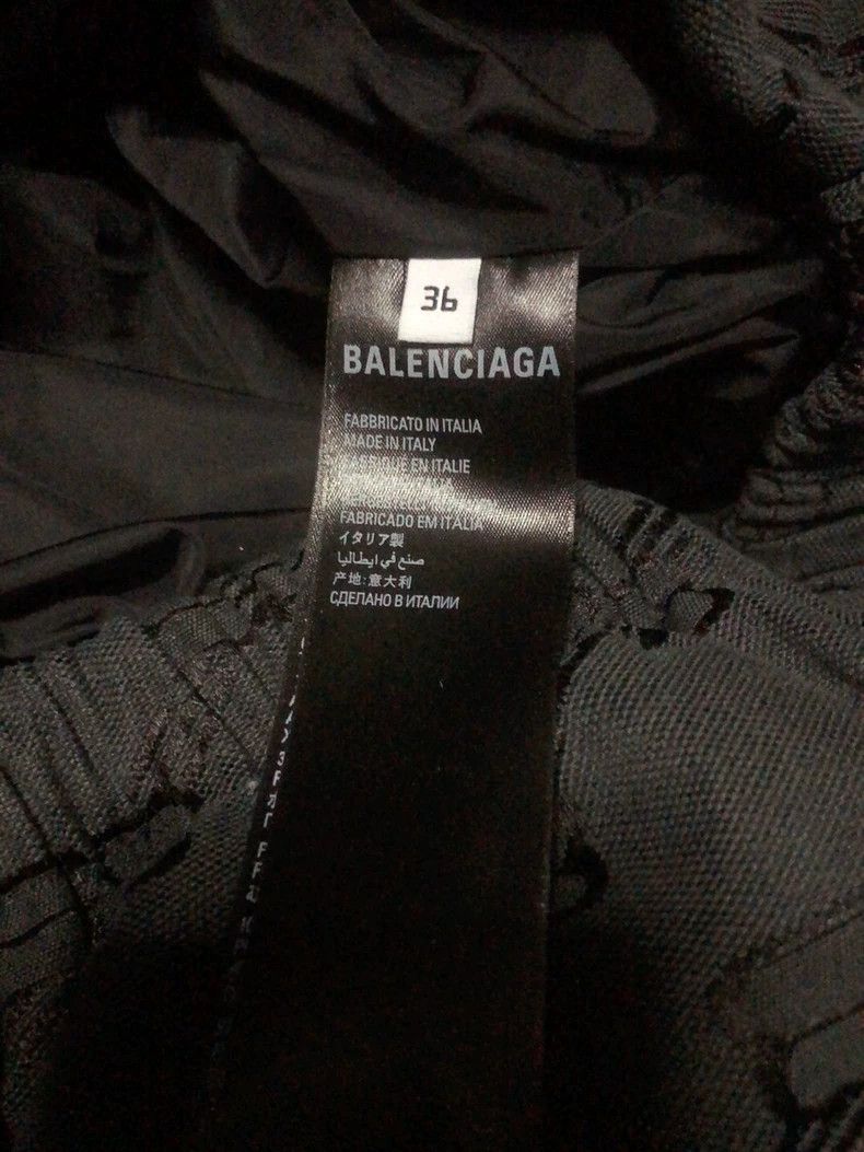 Balenciaga Balenciaga size 36 Double B Buckle Printed Grey Cotton Jac Size XS / US 0-2 / IT 36-38 - 8 Thumbnail