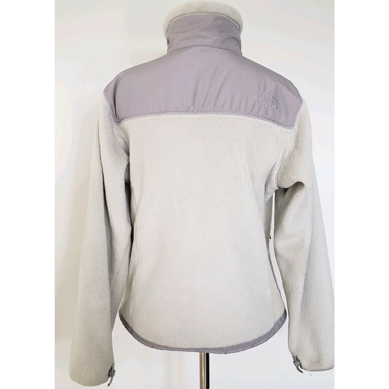 The North Face VINTAGE The North Face Fleece Jacket Women's XS Gray Casual Outdoor Logo Full Zip Pockets Size XS / US 0-2 / IT 36-38 - 2 Thumbnail