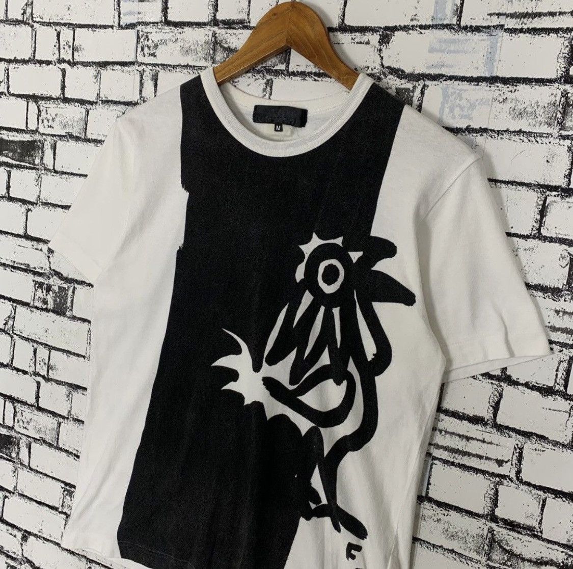 Comme des Garcons × Designer × Japanese Brand Vintage T-Shirt Comme des Garcons Overprint Size US M / EU 48-50 / 2 - 3 Thumbnail