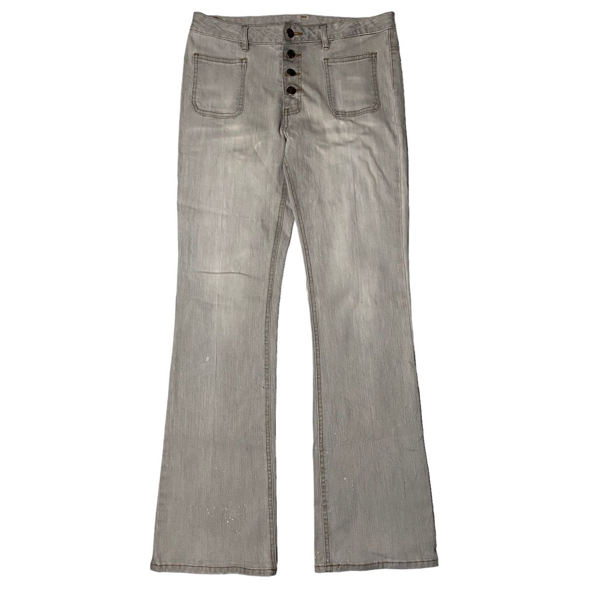 Hysteric Glamour × If Six Was Nine × Japanese Brand 2000's Flared Washed Japanese Bootcut Jeans Size US 29 - 1 Thumbnail