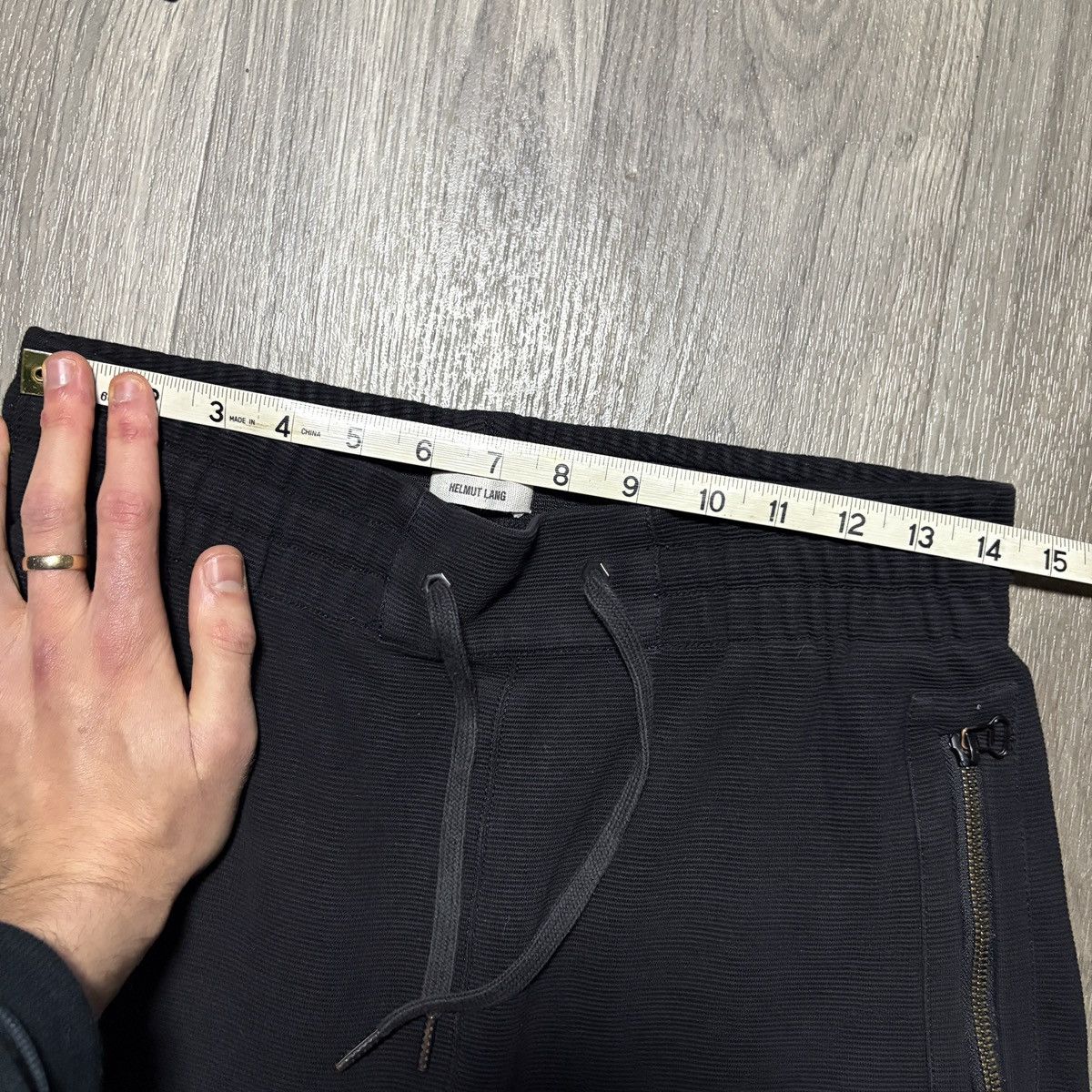 Helmut Lang × Japanese Brand Helmet lang ribbed sweatpants Size US 28 / EU 44 - 10 Thumbnail