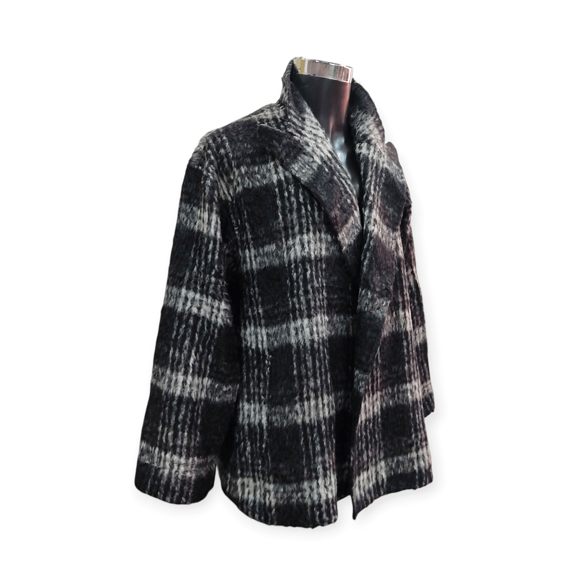 Jean Paul Gaultier Jean Paul Gaultier x Sept Premiers Plaid Coat Jacket Size L / US 10 / IT 46 - 2 Thumbnail