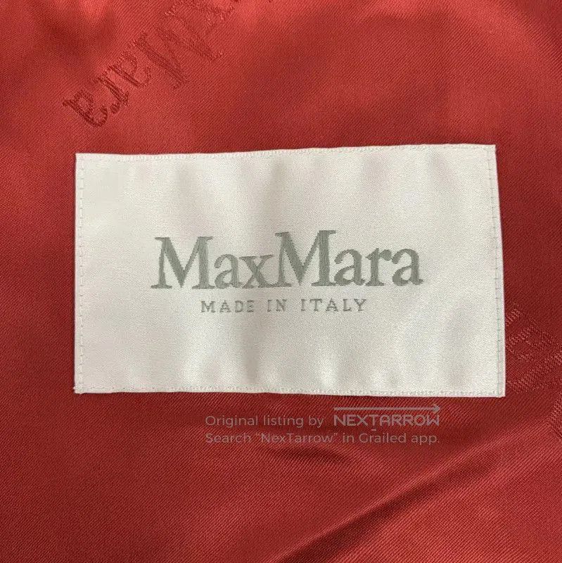 Max Mara MaxMara Red Wool Women’s Coat . Size S / US 4 / IT 40 - 5 Thumbnail