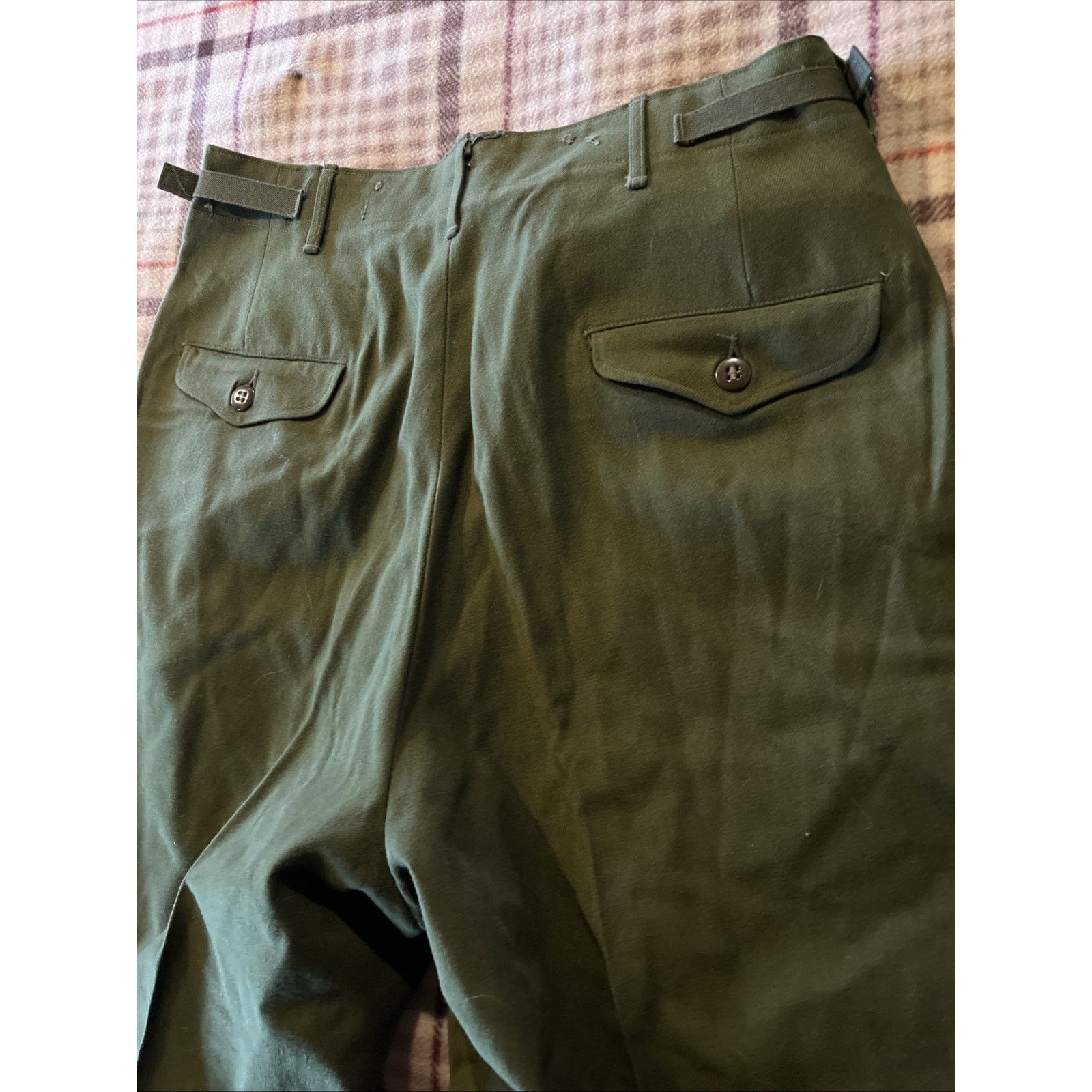 Other Vintage M-1951 Pants Medium ARMY Green Military 33x28 Wool Size US 33 - 12 Thumbnail
