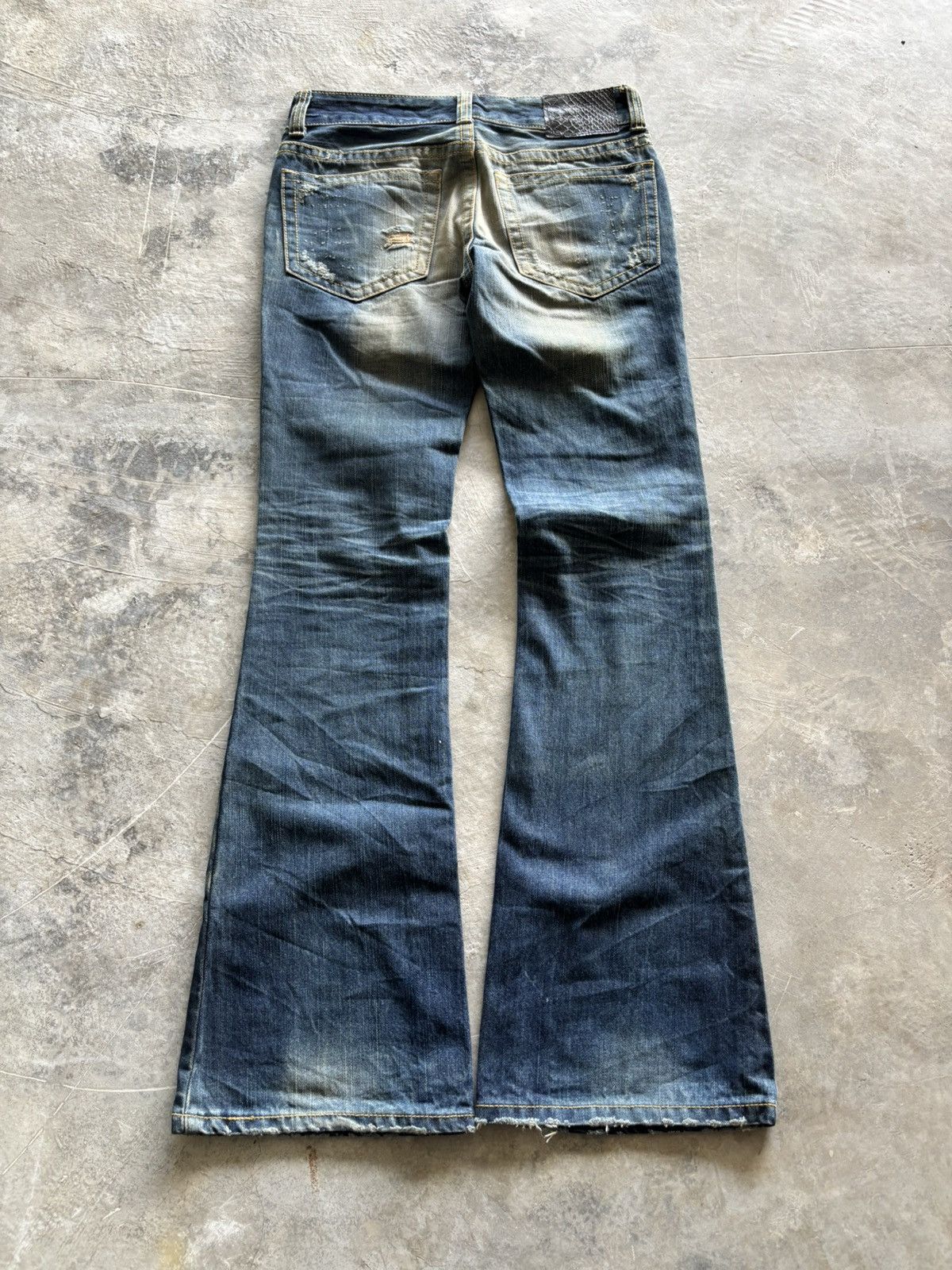 Hysteric Glamour distressed flare rusty gennaro japanese denim Size US 30 / EU 46 - 10 Thumbnail