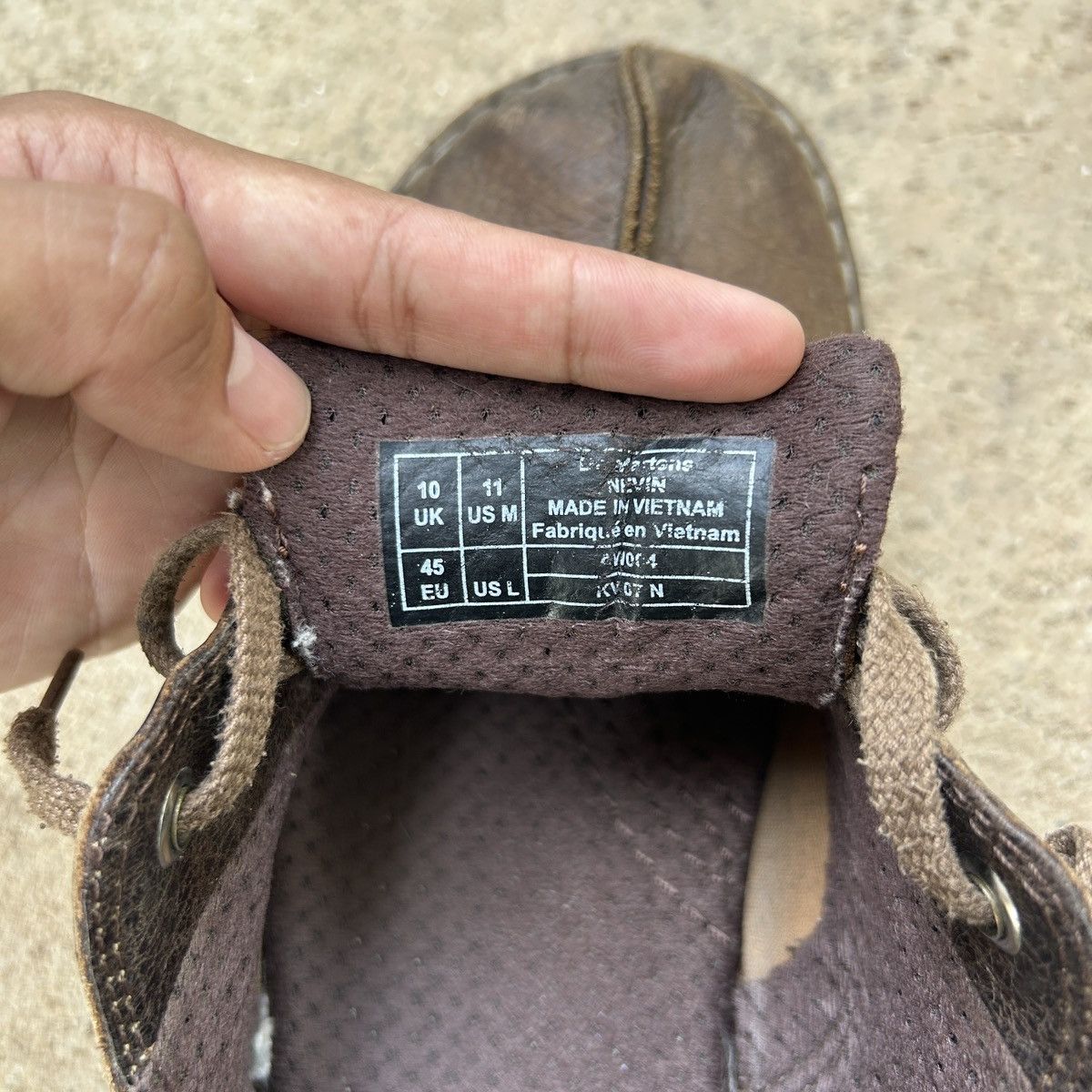 Dr. Martens × Vintage 1990s Dr Martens Split Leather Boots Size US 11 / EU 44 - 17 Thumbnail