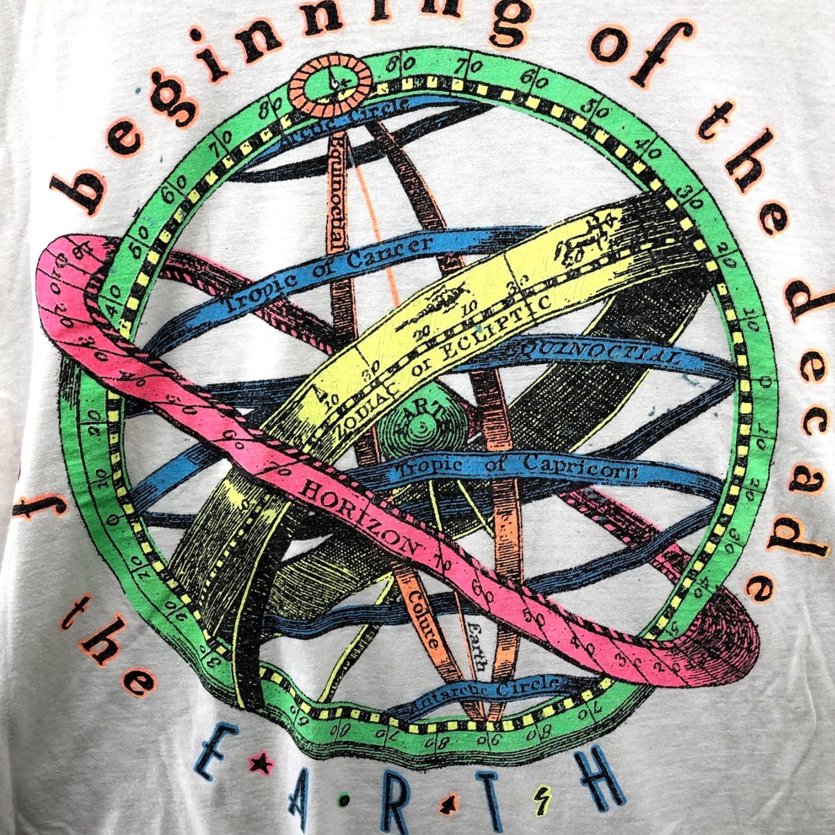 Sunray Sportswear VINTAGE Sun Sportswear Zodiac Graphic Cotton T-Shirt Women’s L White Casual Astrology Horoscope Cropped 90s Size L / US 10 / IT 46 - 3 Thumbnail
