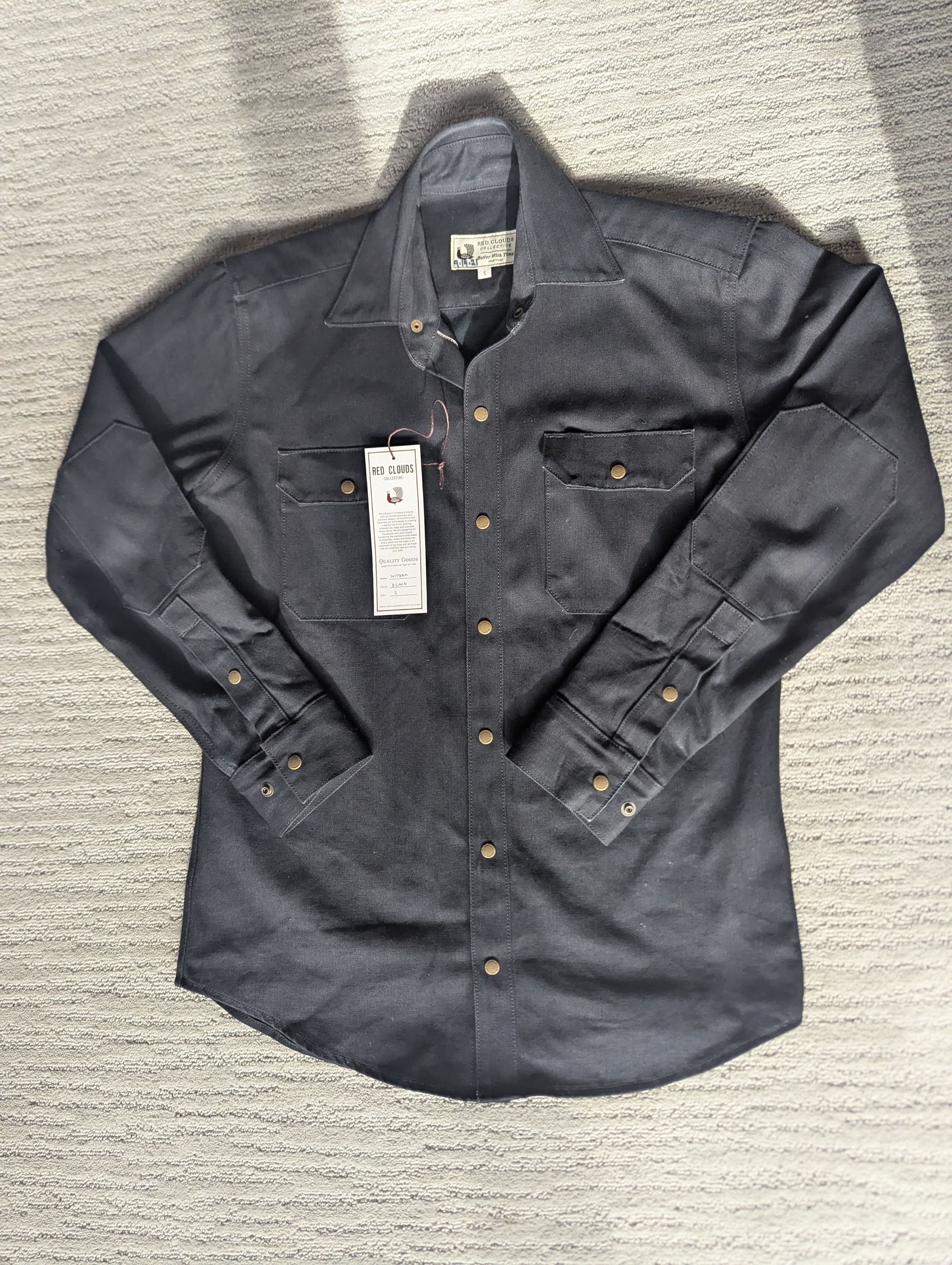Witham Workshirt in Black Selvedge