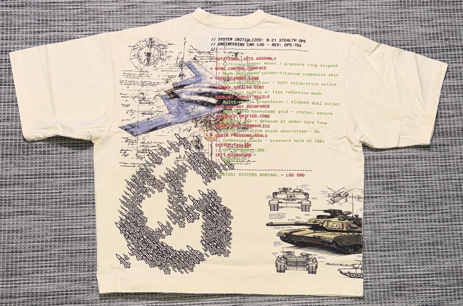 Godspeed Godspeed Bone Art Of War Tee Size US L / EU 52-54 / 3 - 3 Thumbnail