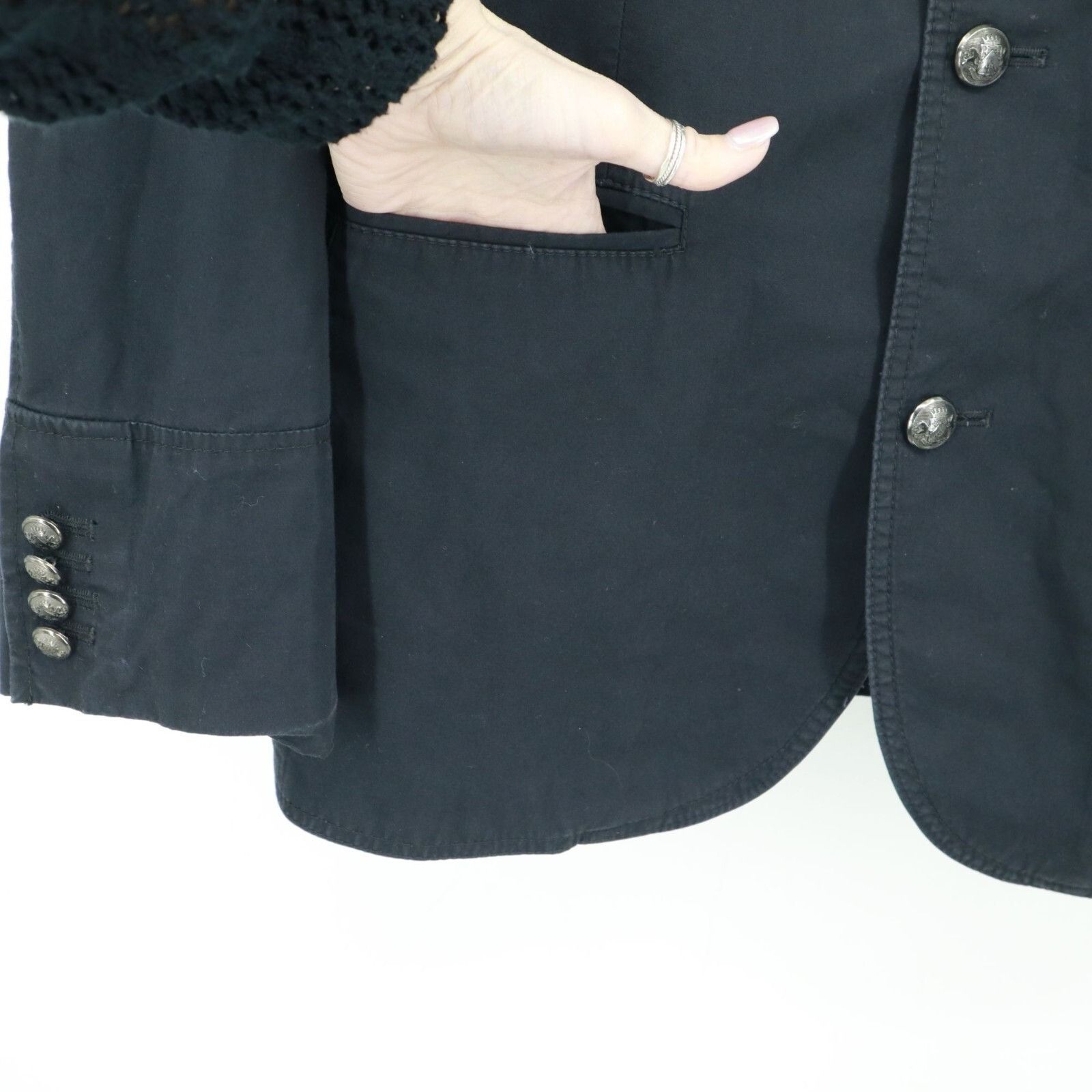 Express Express Blazer Men S Navy Military Dapper Streetwear Preppy Size US S / EU 44-46 / 1 - 6 Thumbnail