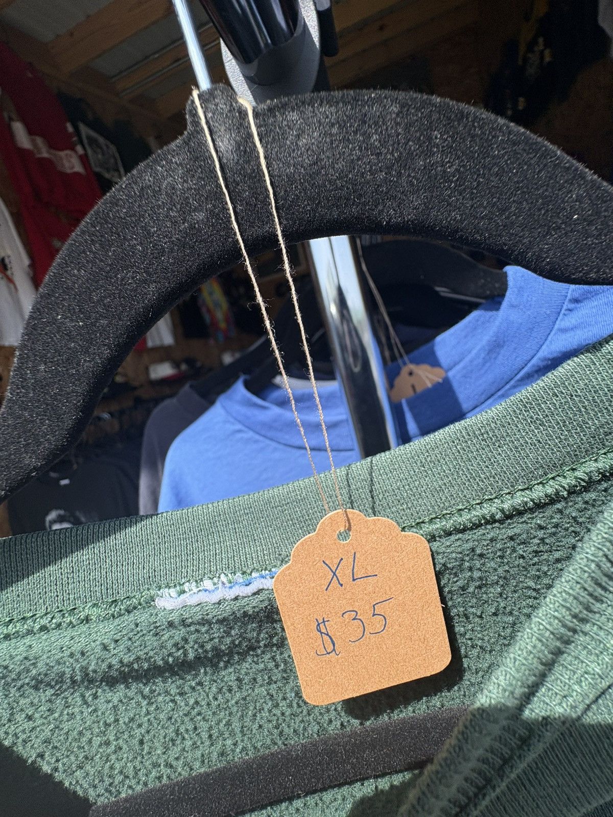 NCAA × Vintage Vintage 1990s Notre Dame Irish Crewneck Sweatshirt Size US XL / EU 56 / 4 - 3 Thumbnail