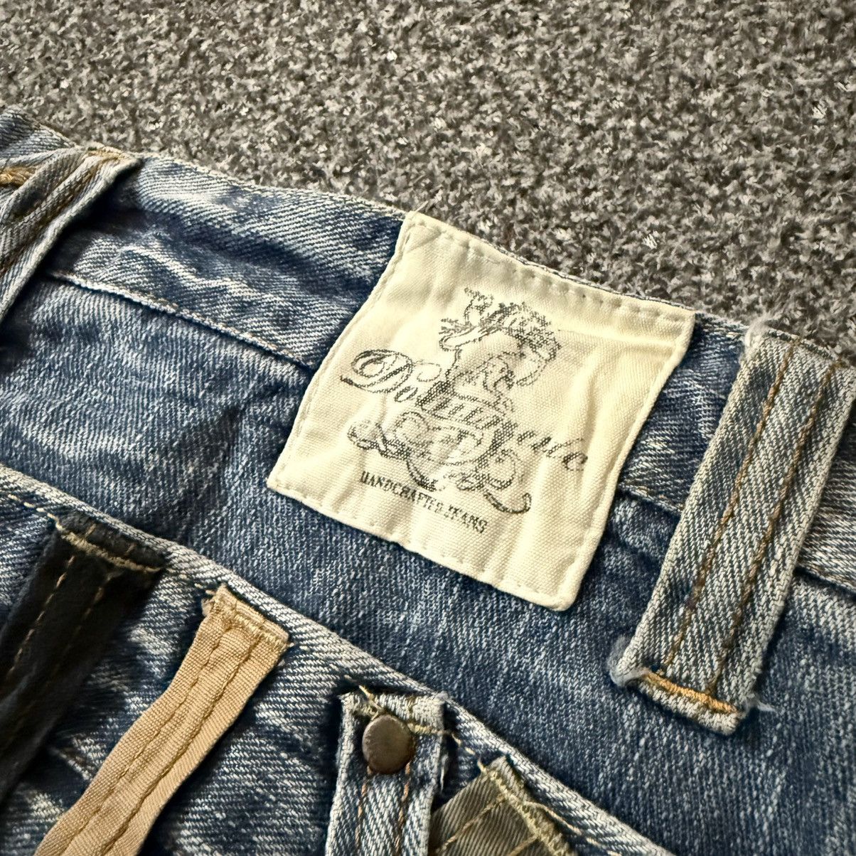 If Six Was Nine 🇯🇵🔥 Y2k Japanese Seditionaries Double Waist Ripped Denim Size US 31 - 4 Thumbnail