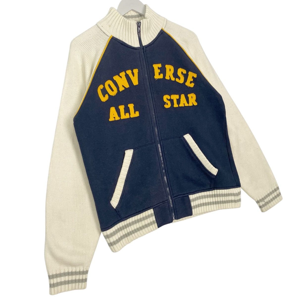 Vintage Vintage Converse Full Zip Big Logo Multicolour Size L Size US L / EU 52-54 / 3 - 3 Thumbnail