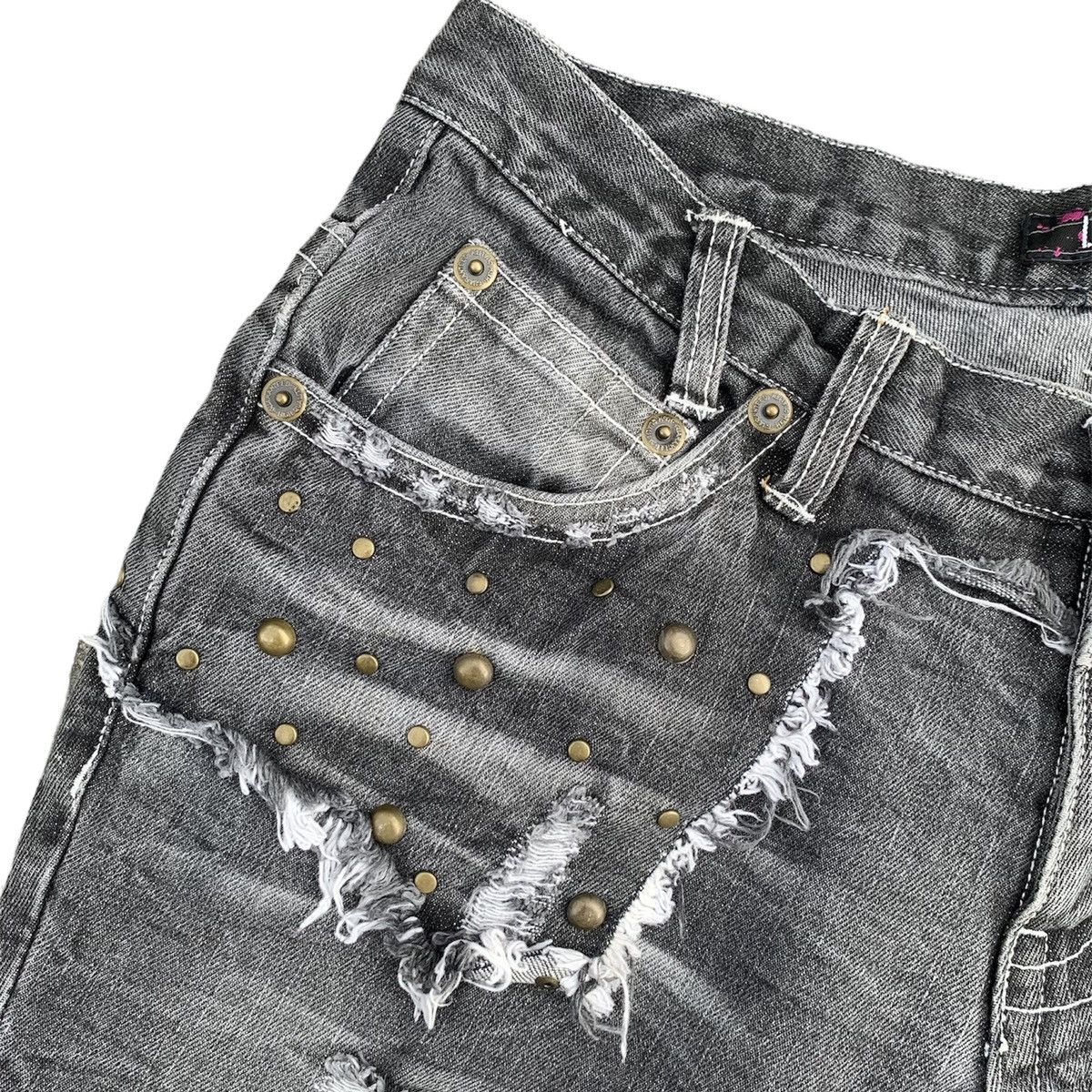 If Six Was Nine × Japanese Brand × Tornado Mart Low box flare studed pants Size US 32 / EU 48 - 5 Thumbnail