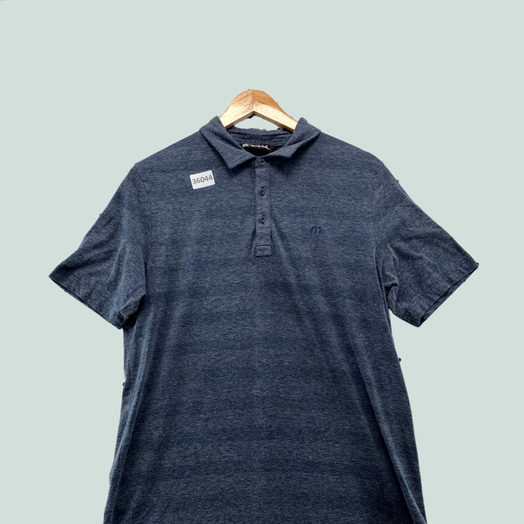TravisMathew Travis Mathew Golf Collared Polo Shirt Mens Medium Gray Active Casual Shirt Polo 19x29 Mens Size US M / EU 48-50 / 2 - 1 Thumbnail