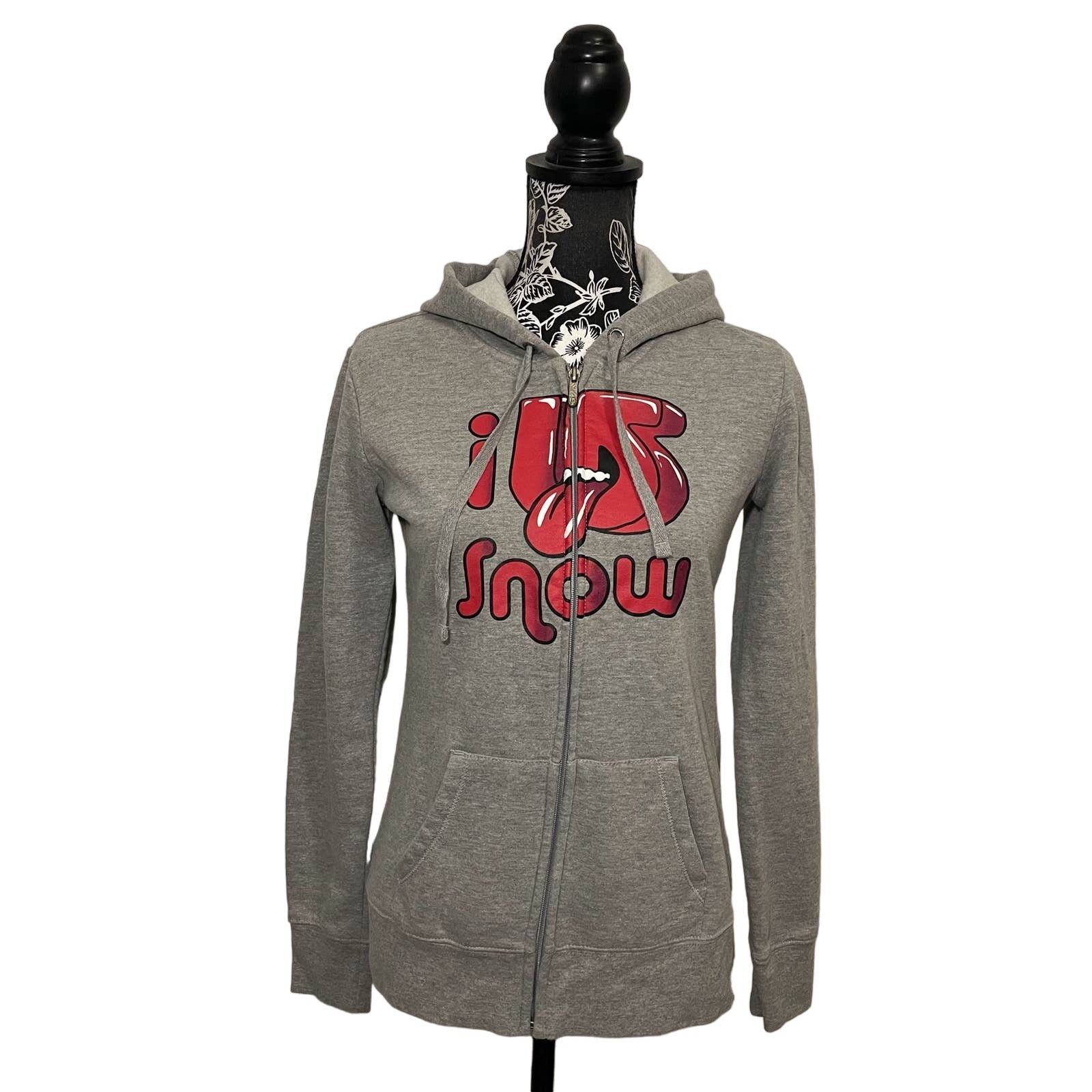 Burton Burton Full Zip Logo Hoodie Gray I Love Snow Size Small Size S / US 4 / IT 40 - 1 Thumbnail