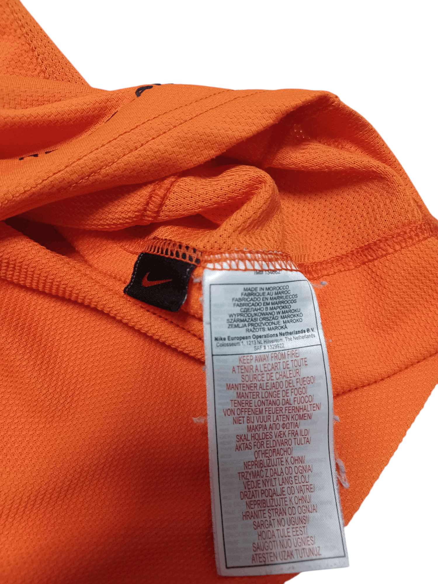 Nike NEDERLAND HOLLAND NIKE 2006 WORLD CUP VINTAGE SOCCER JERSEY Size US XL / EU 56 / 4 - 6 Thumbnail