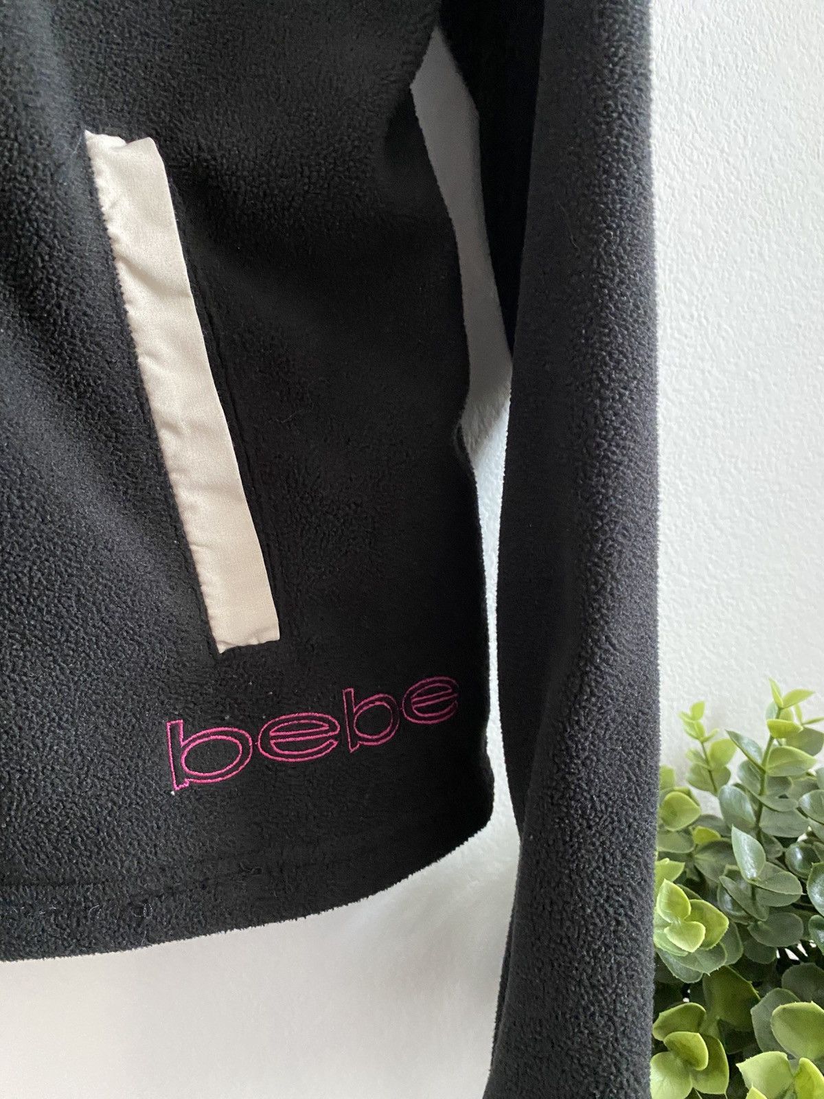 Bebe Vintage Y2K Bebe Sport Fleece Zip Up Size M / US 6-8 / IT 42-44 - 3 Thumbnail