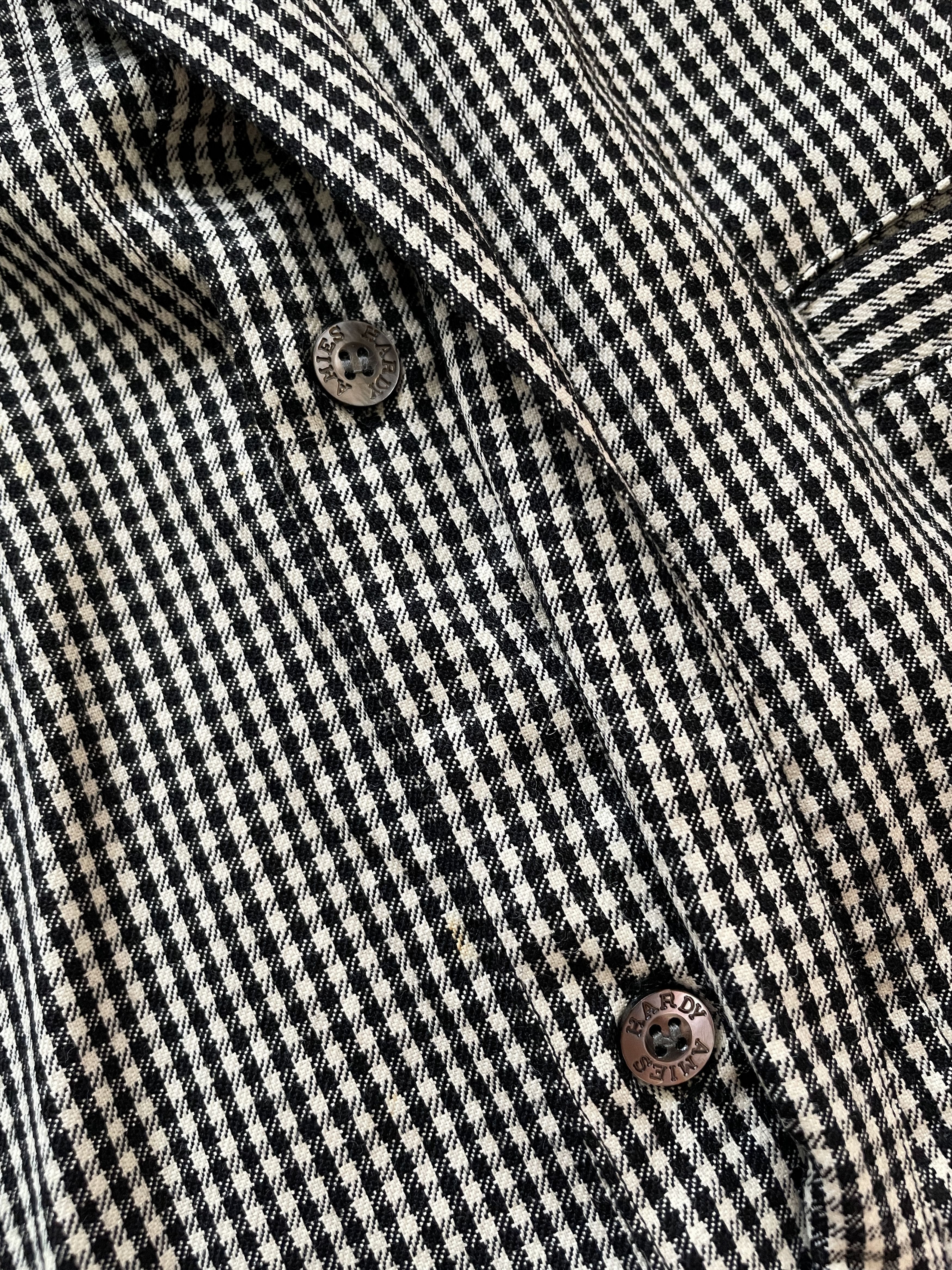 Hardy Amies 90s Hardy Amies London Long Sleeve Shirt Wool Stand Collar Size US M / EU 48-50 / 2 - 8 Thumbnail