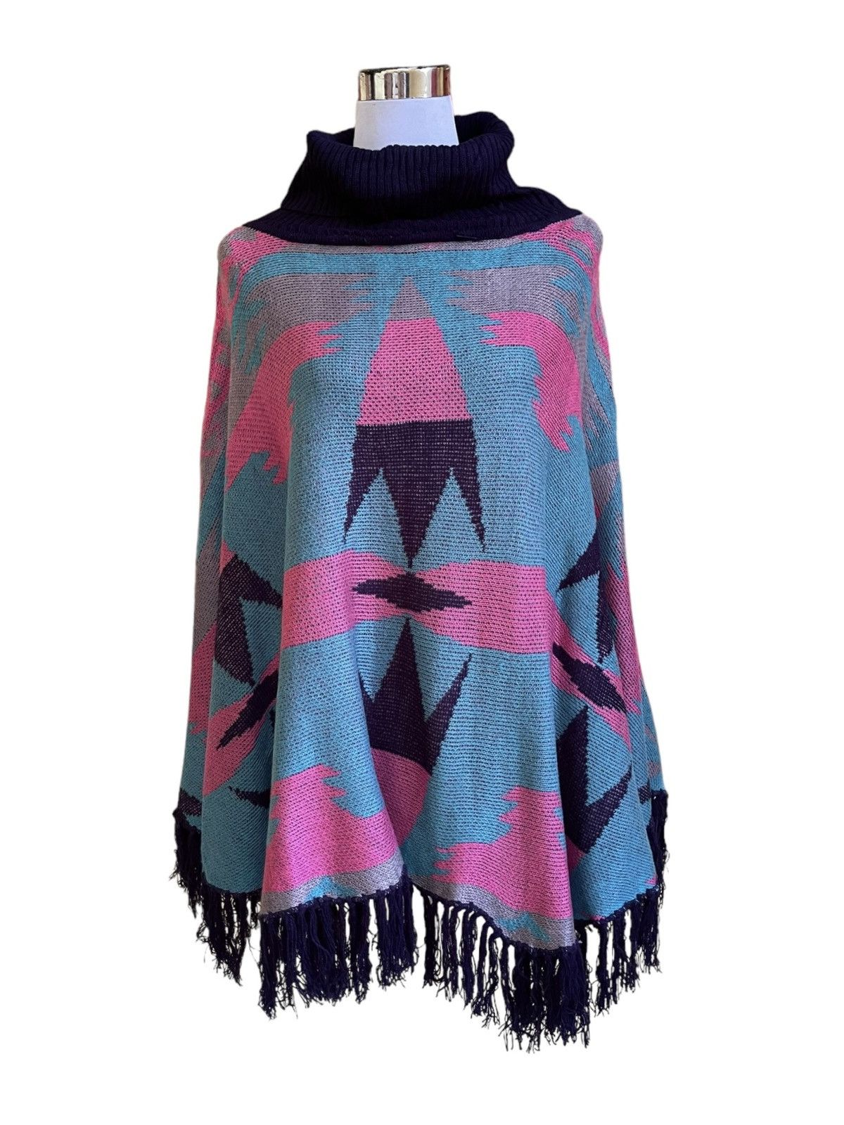 image of Joyrich Los Angeles Native Knitted Ponchos, Men's (Size 2XL)