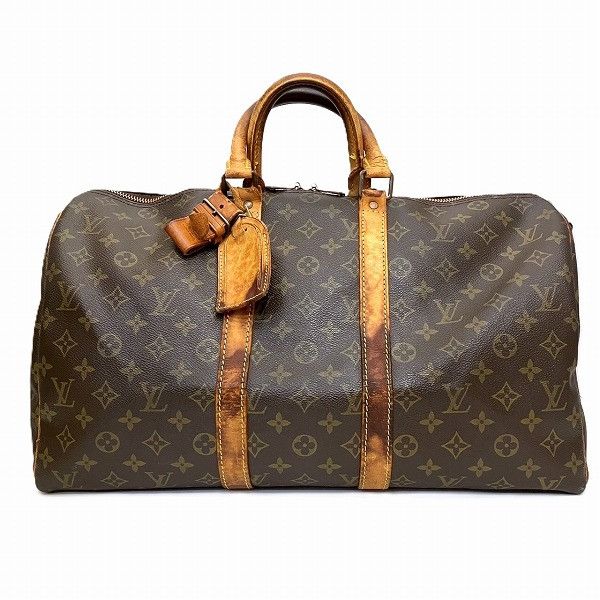 Louis Vuitton Louis Vuitton Louis Vuitton Monogram Keepall Bandouliere 45 Bag Canvas Travel Bag M41428 in Fair Condition Size ONE SIZE - 1 Thumbnail