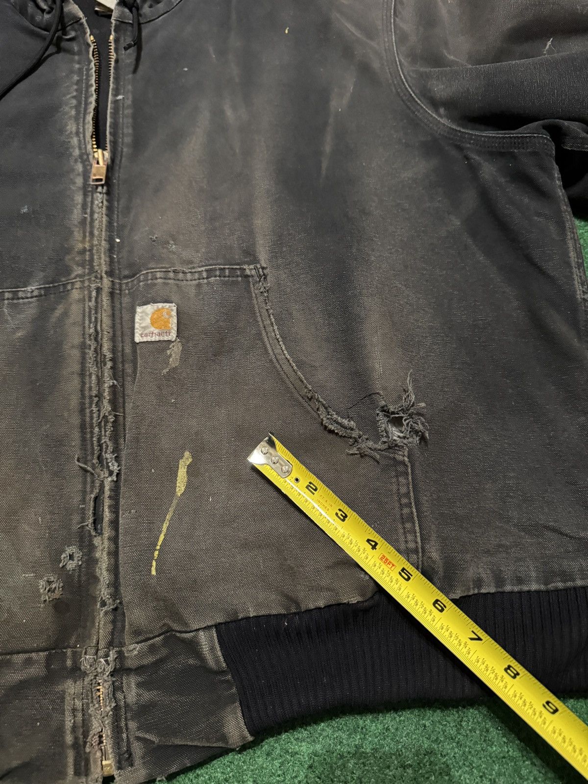Carhartt Carhartt J130 J140 Grunge Distressed XXL Jacket Boxy 30x29 Size US XXL / EU 58 / 5 - 8 Thumbnail