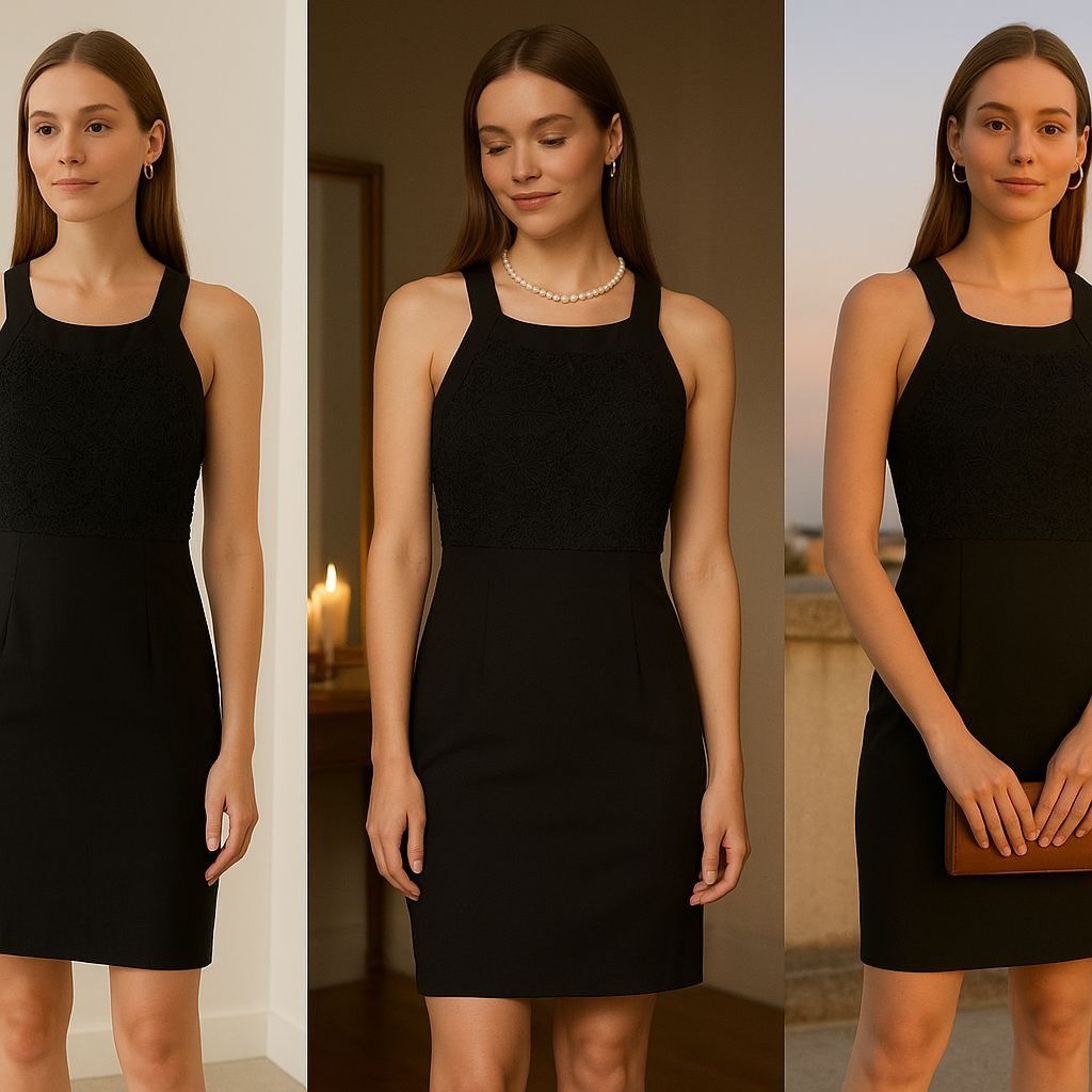 Anthropologie Women Lace Sheath Dress Black 00 Quiet Luxury