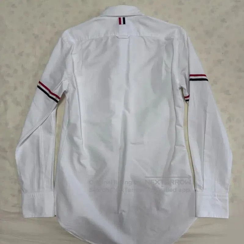 Thom Browne Thom Browne Long Sleeve Striped Cotton Shirt . Size US S / EU 44-46 / 1 - 1 Thumbnail